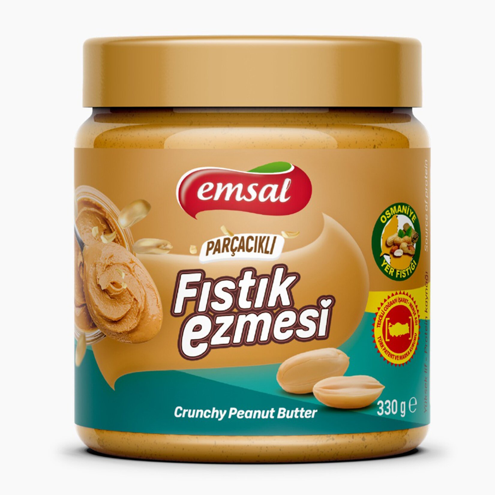 Emsal Şekerli Fıstık Ezmesi 330 Gr