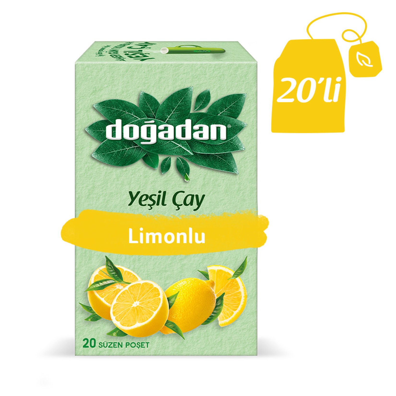 Doğadan Yeşil Çay Limonlu 35 Gr