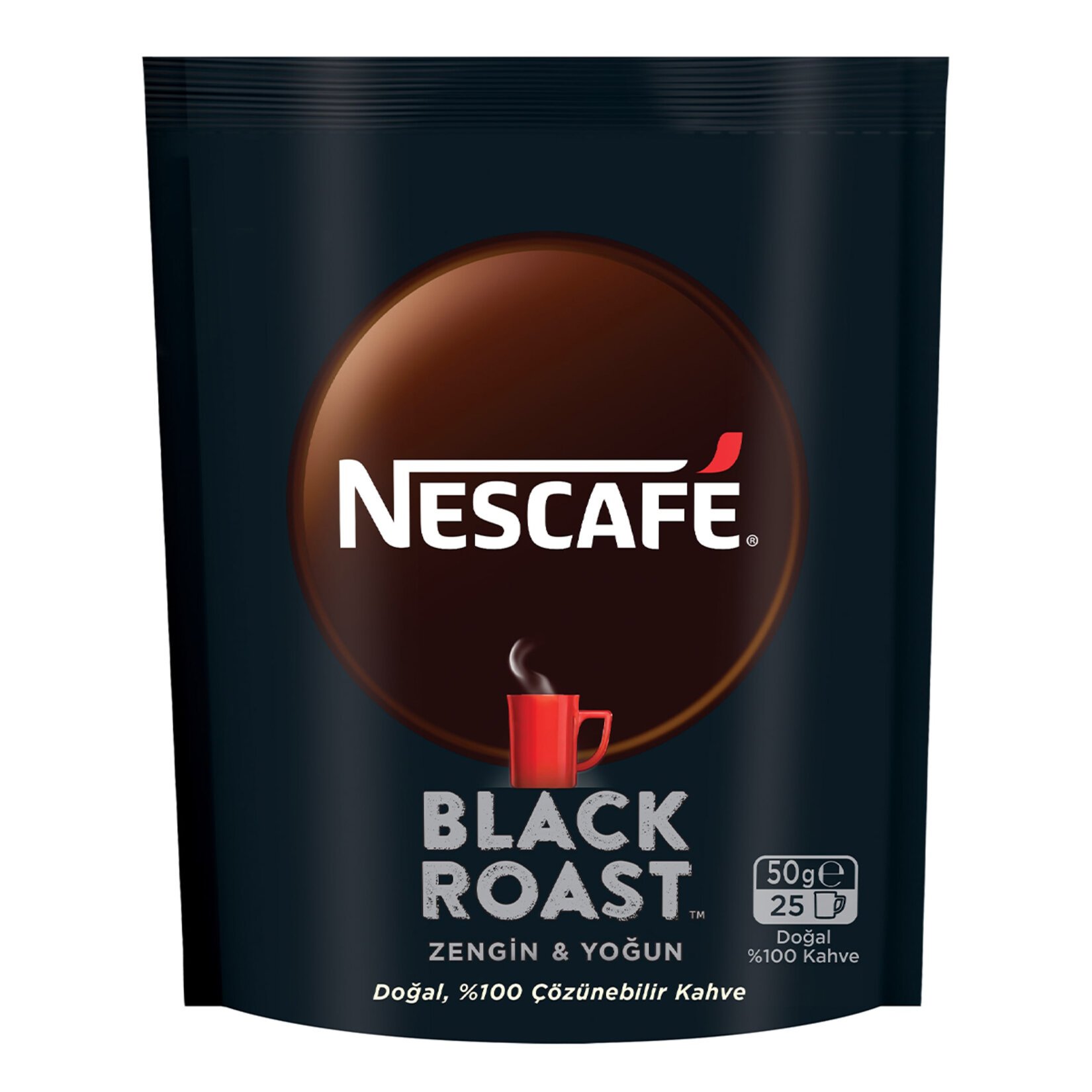 Nescafé Black Roast Çözünebilir Kahve 50gr Ekonomik Paket