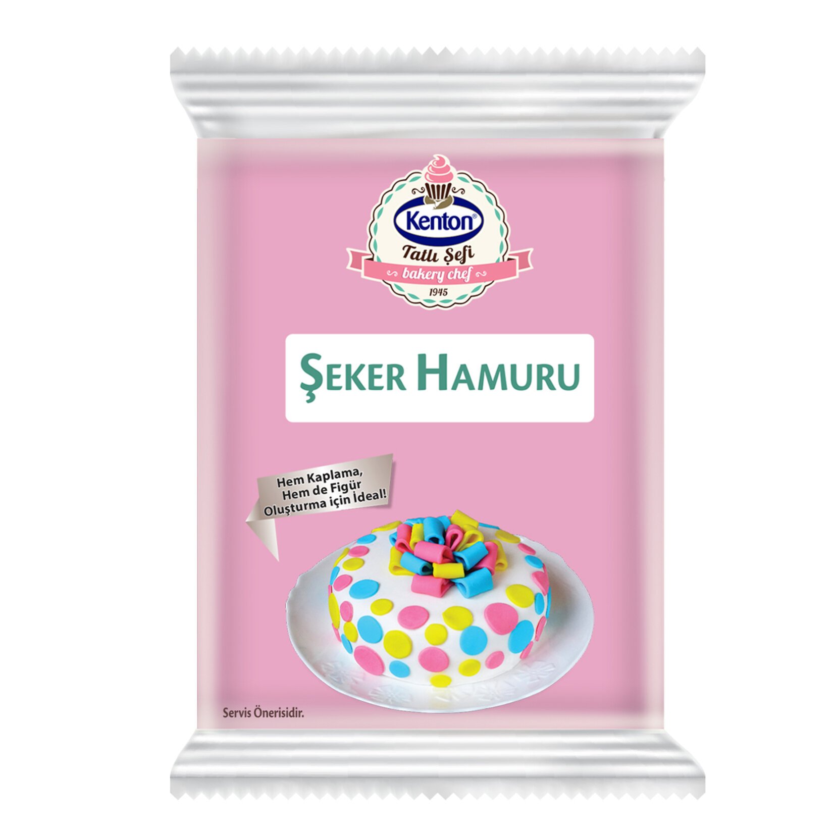 Kenton Tatlı Şefi Şeker Hamuru Pembe 200 Gr