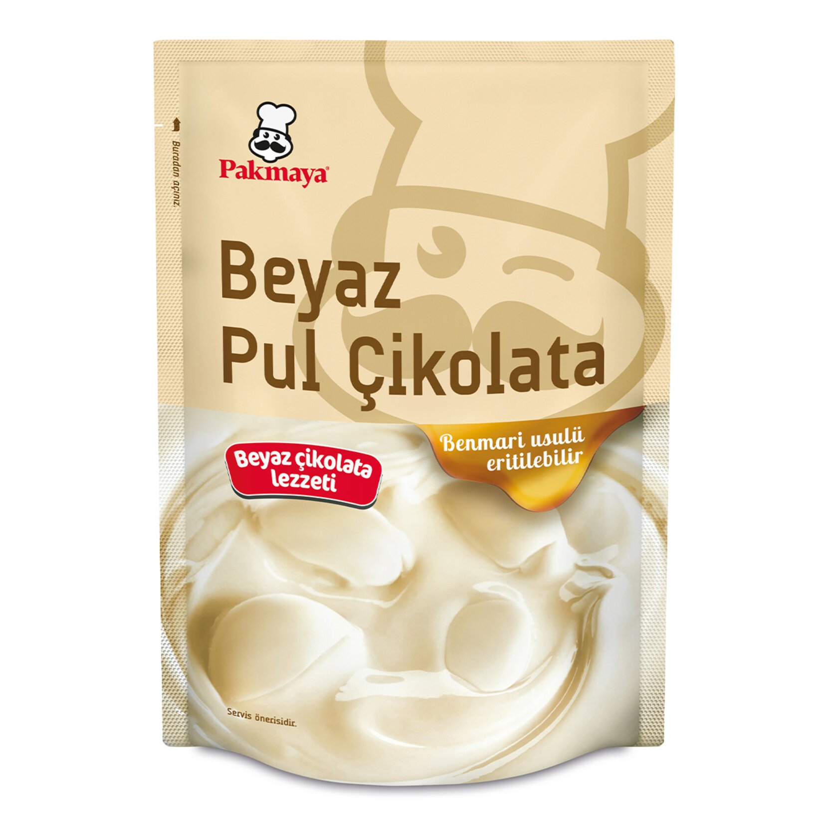 Pakmaya Beyaz Pul Çikolata 100 Gr