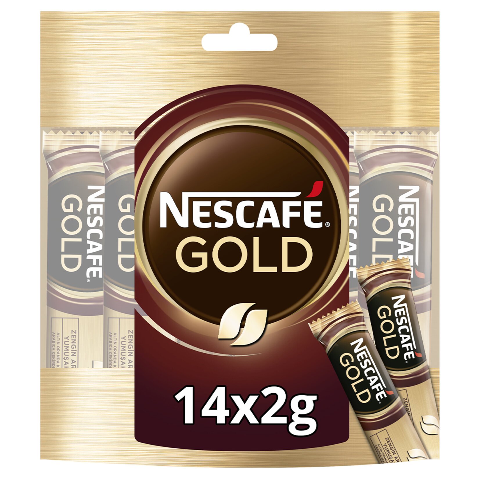 Nescafé Gold Çözünebilir Kahve 2gr 14lü Paket