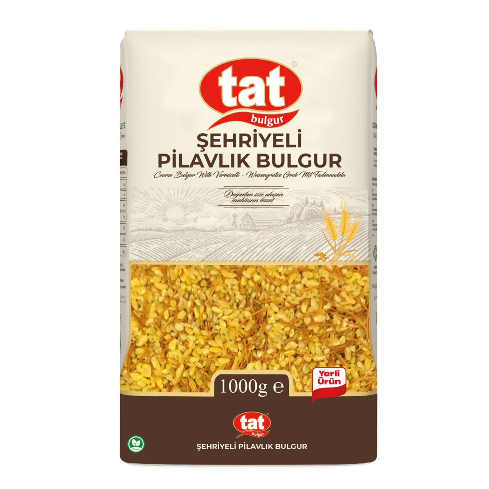 Tat Şehriyeli Pilavlık Bulgur 1 Kg