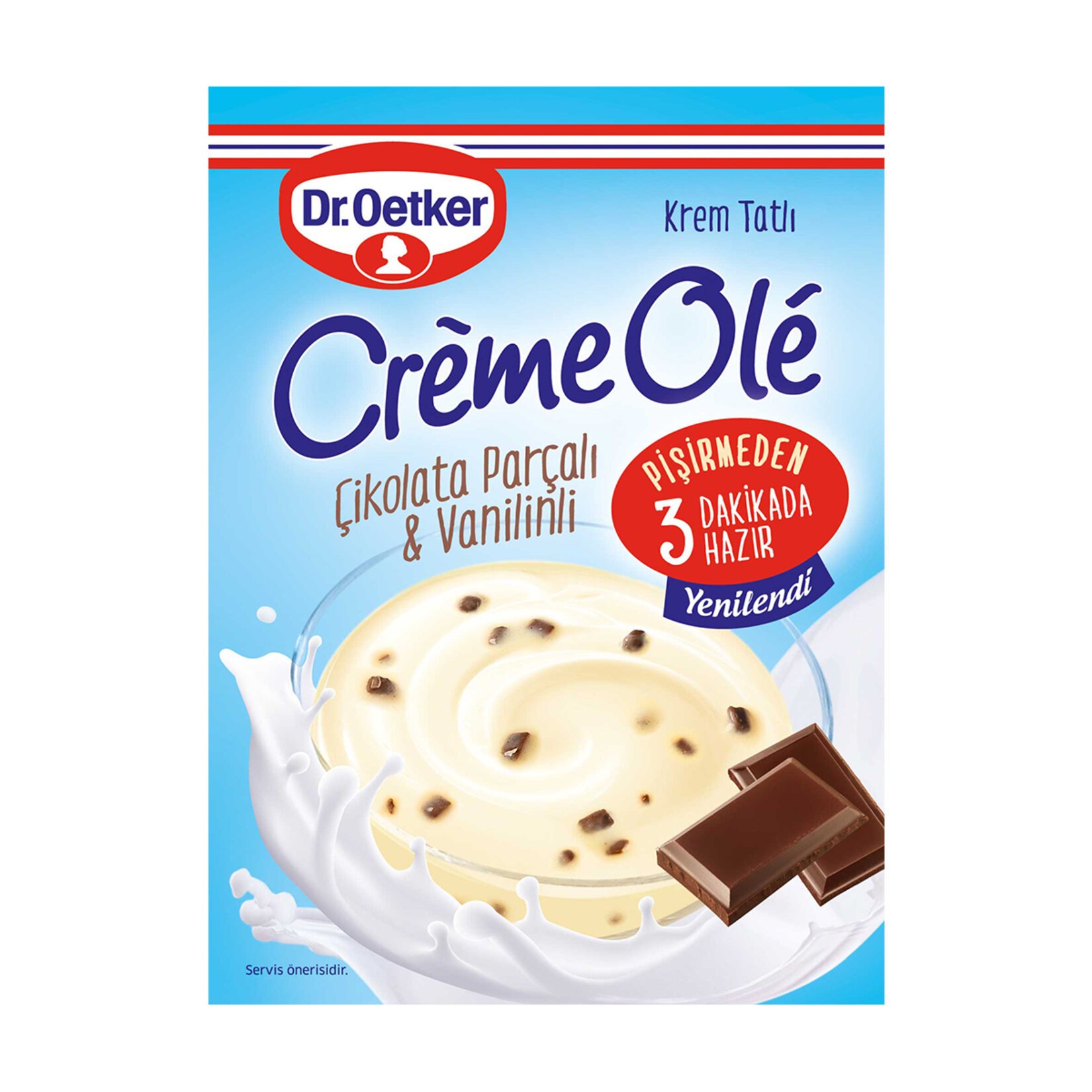 Dr. Oetker Çikolata Parçalı Vanilinli Creme Ole 91 Gr