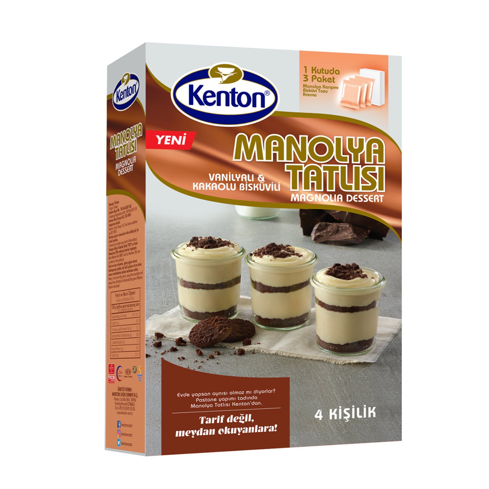 Kenton Manolya Tatlısı Vanilyalı 195 Gr