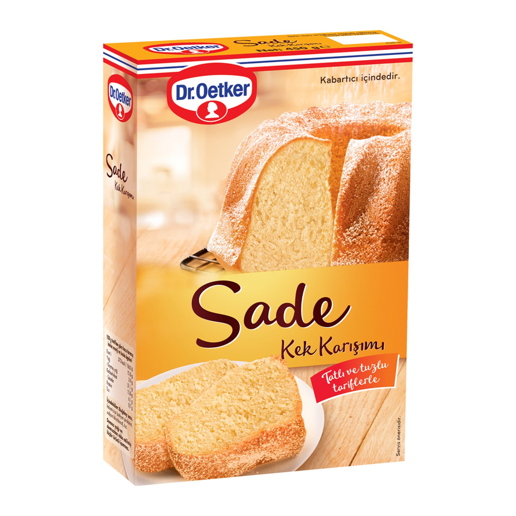 Dr.Oetker Sade Kek Karışımı 450 Gr