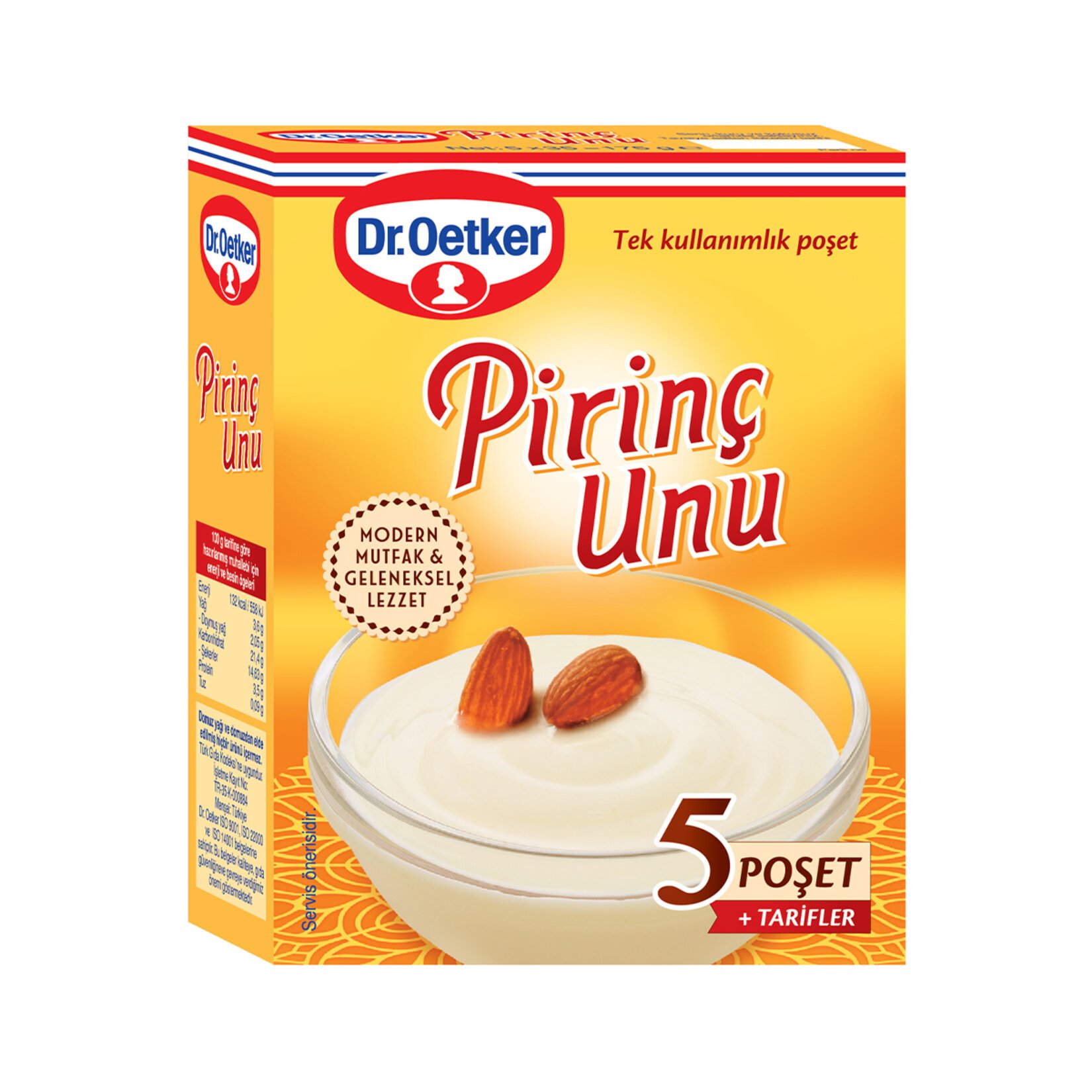 Dr.Oetker Pirinç Unu 5li 175 Gr