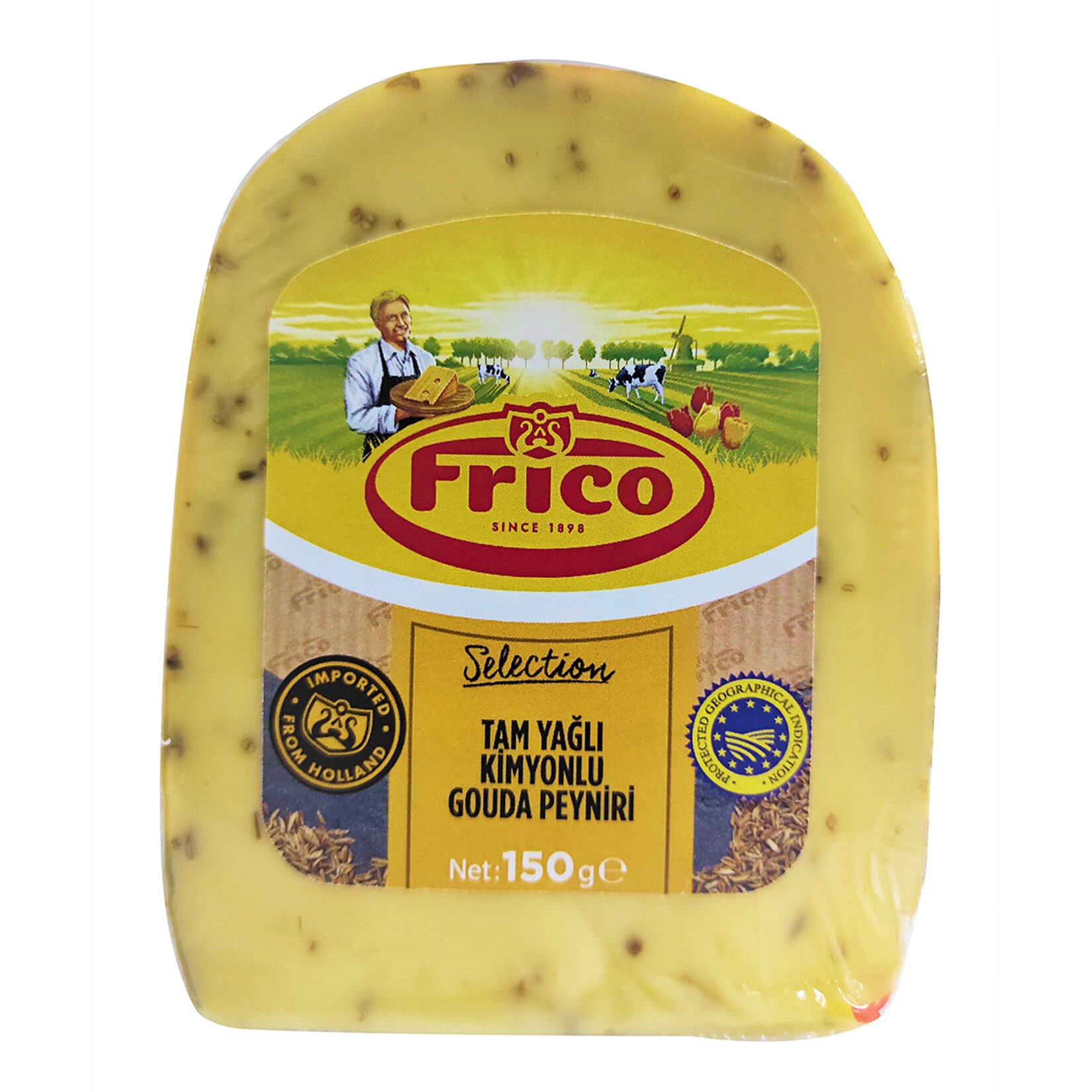 Frico Tam Yağlı Taze Kimyonlu Gouda Peyniri 150 G