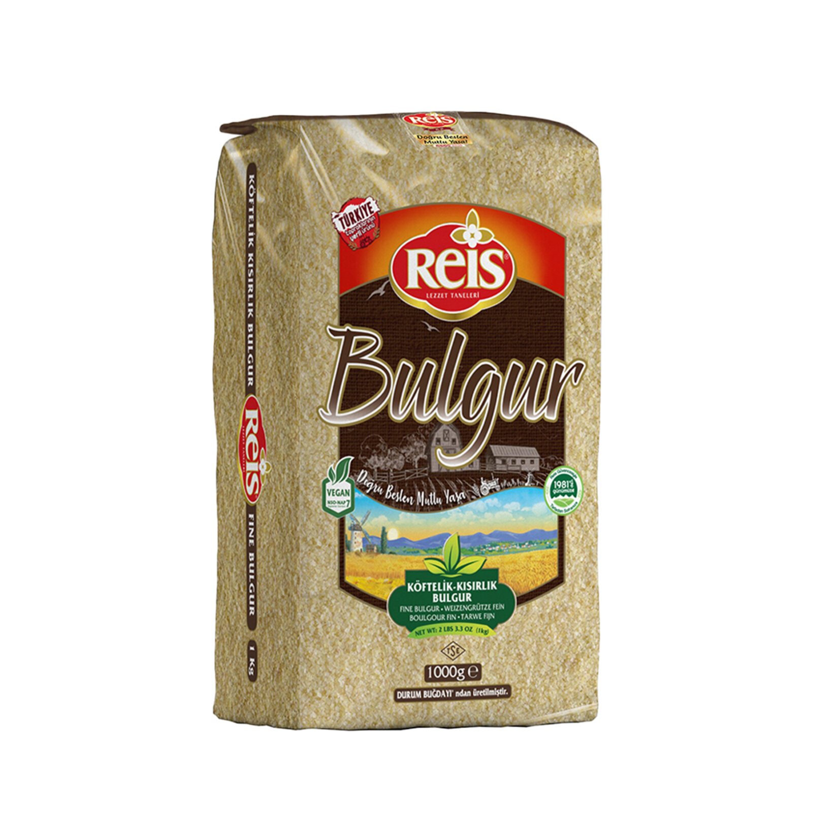 Reis Köftelik Bulgur 1 Kg