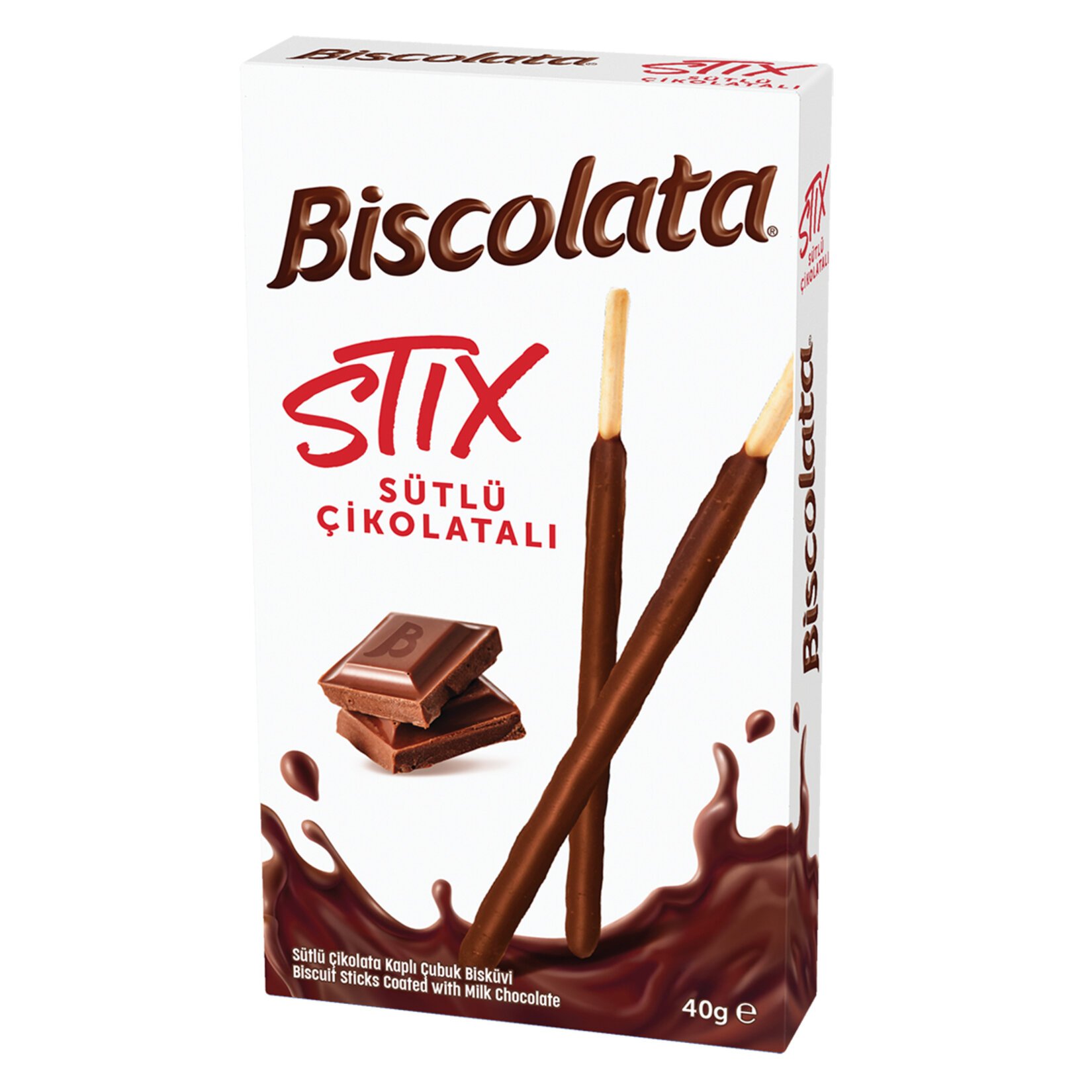 Biscolata Stix Sütlü 40 Gr