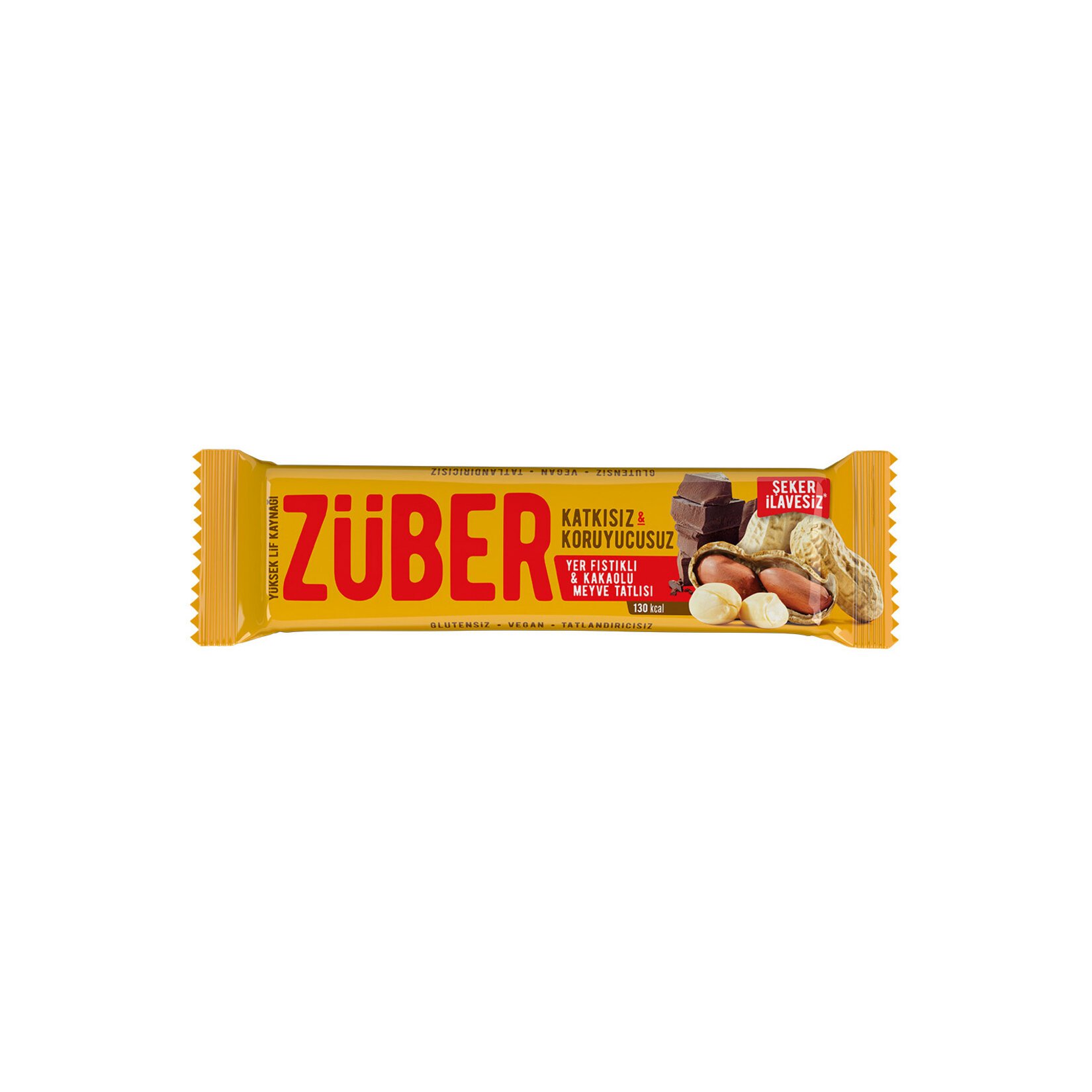 Züber Yer Fıstıklı Kakaolu Bar 40 Gr