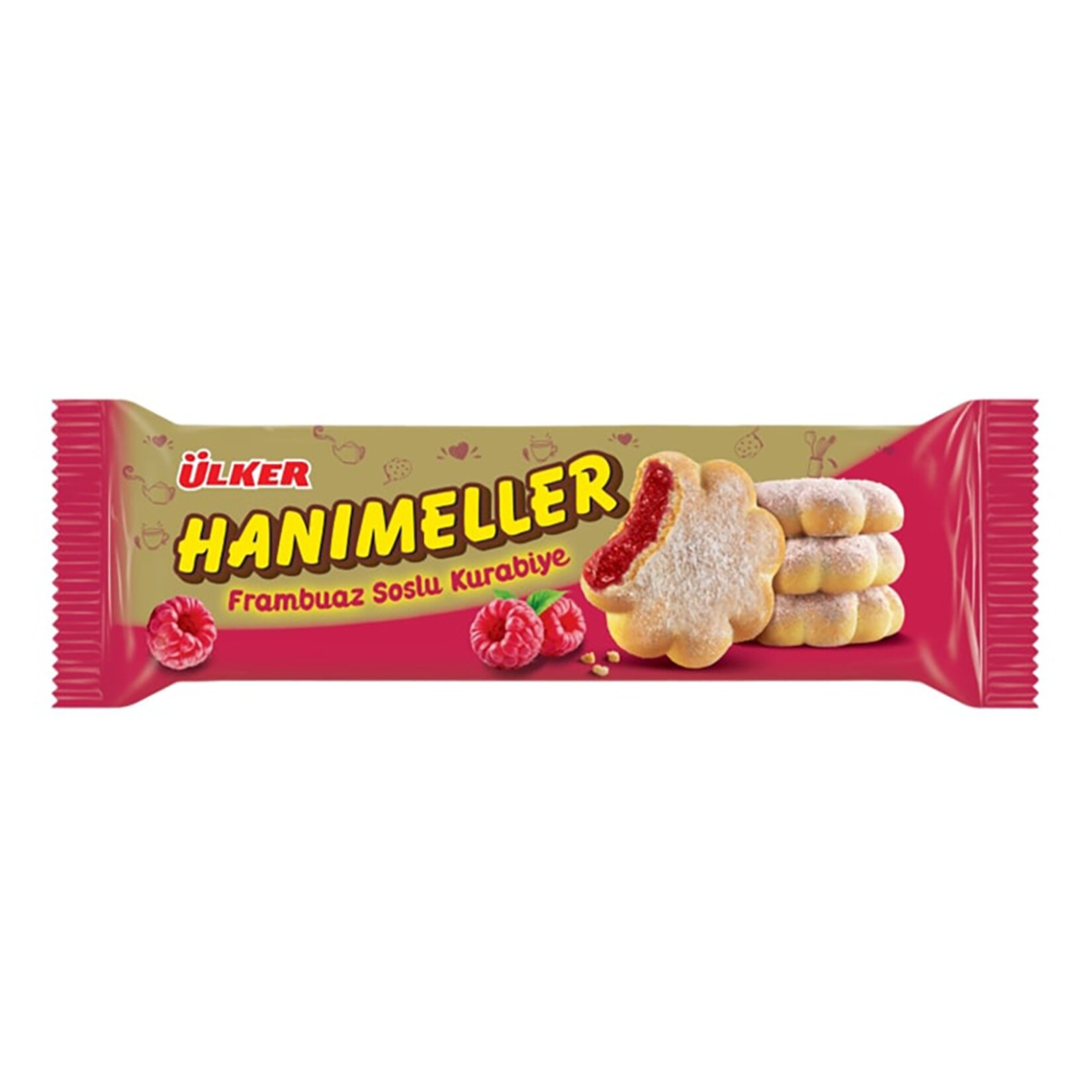 Ülker Hanımeller Frambuaz Soslu Kurabiye 94.5 Gr