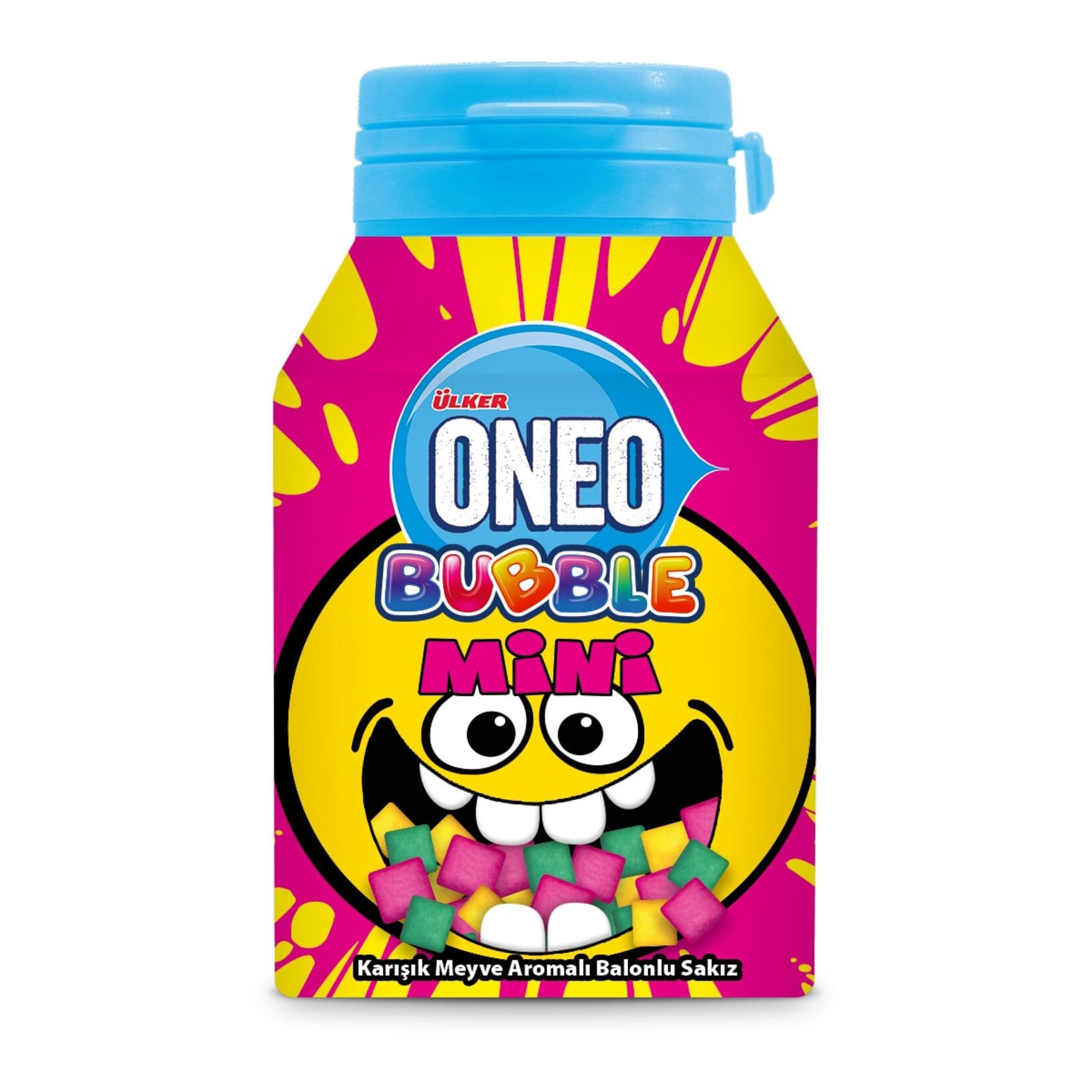 Oneo Bubble Mini Karışık Meyve Aromalı Sakız 60 Gr