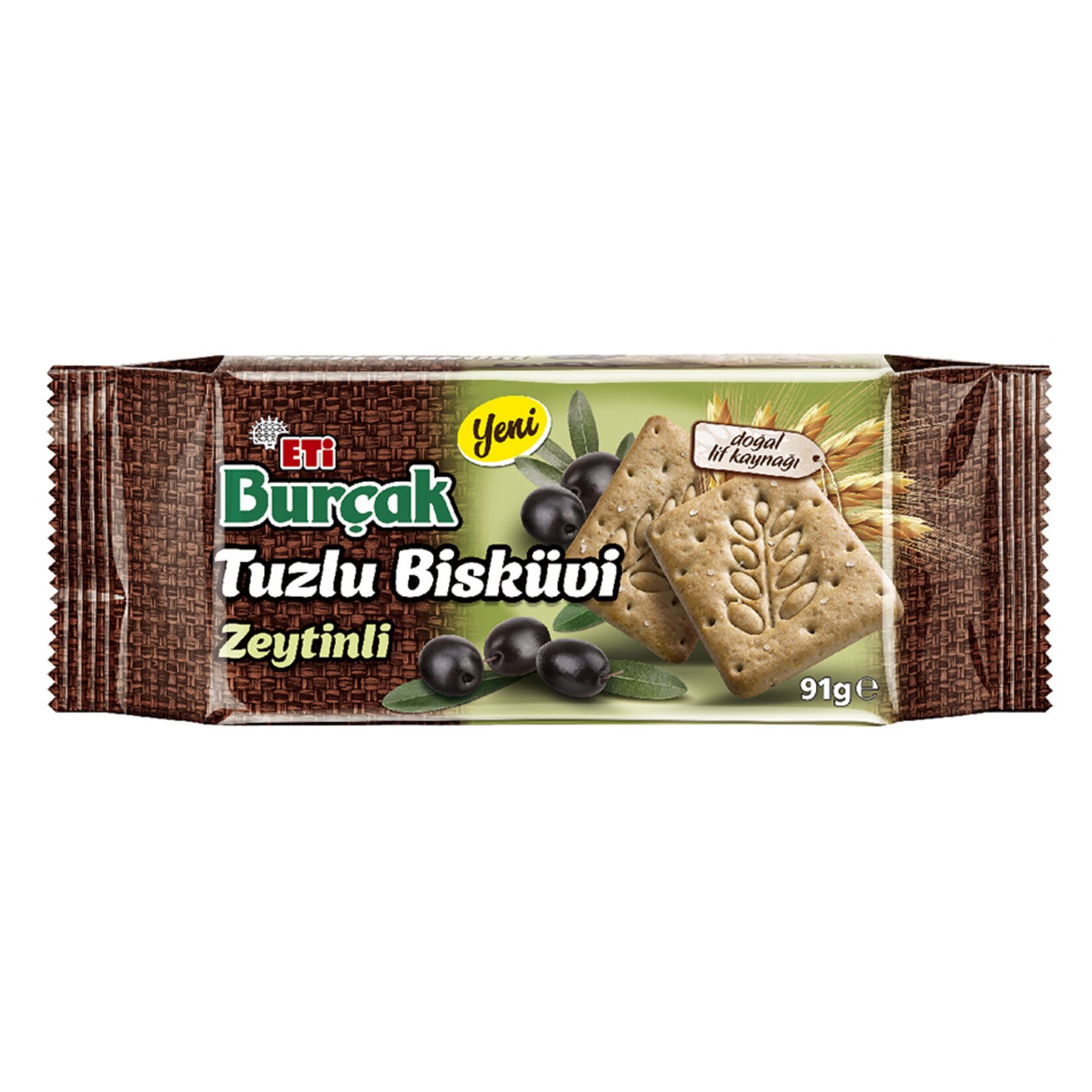 Eti Burçak Tuzlu Zeytinli Bisküvi 91 gr