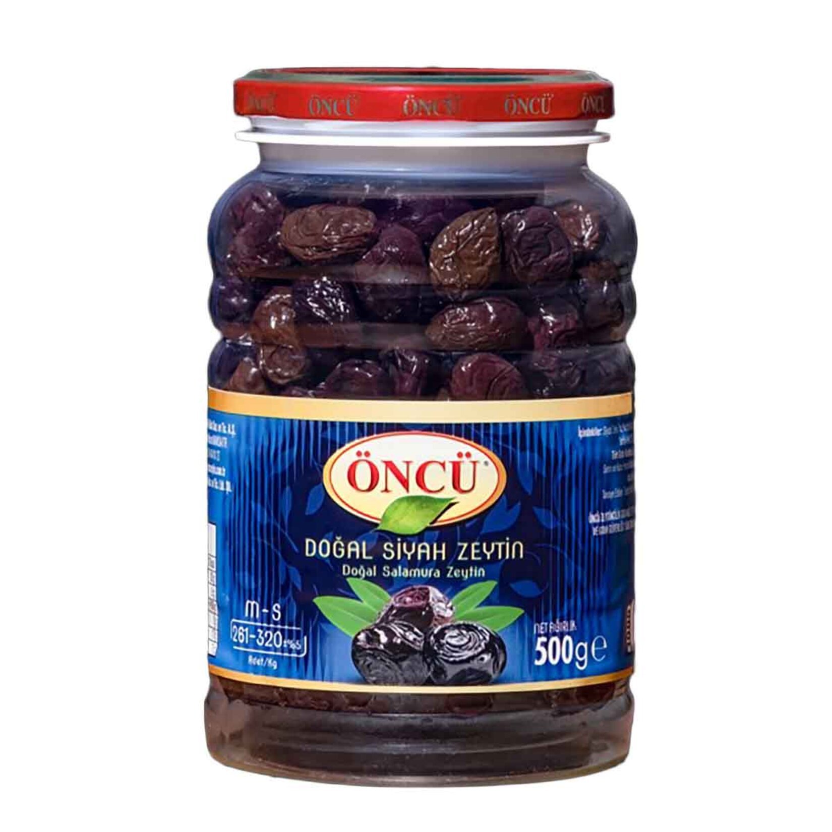 Öncü Siyah Yağlı Zeytin 261-320 M-S 500 G