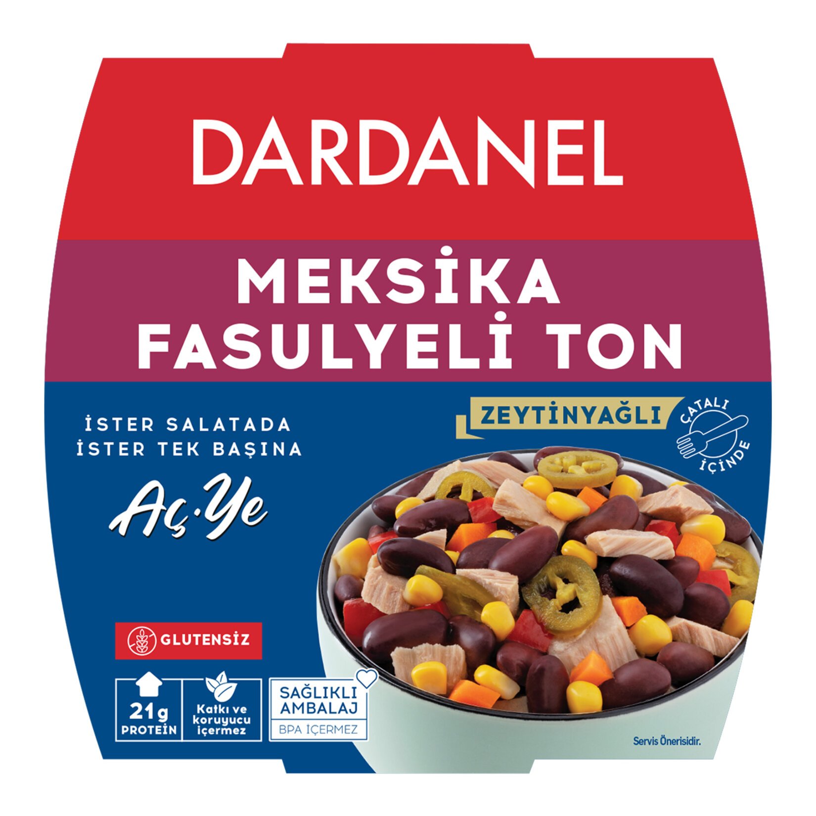 Dardanel Meksika Fasulyeli Ton Aç-ye 160 Gr