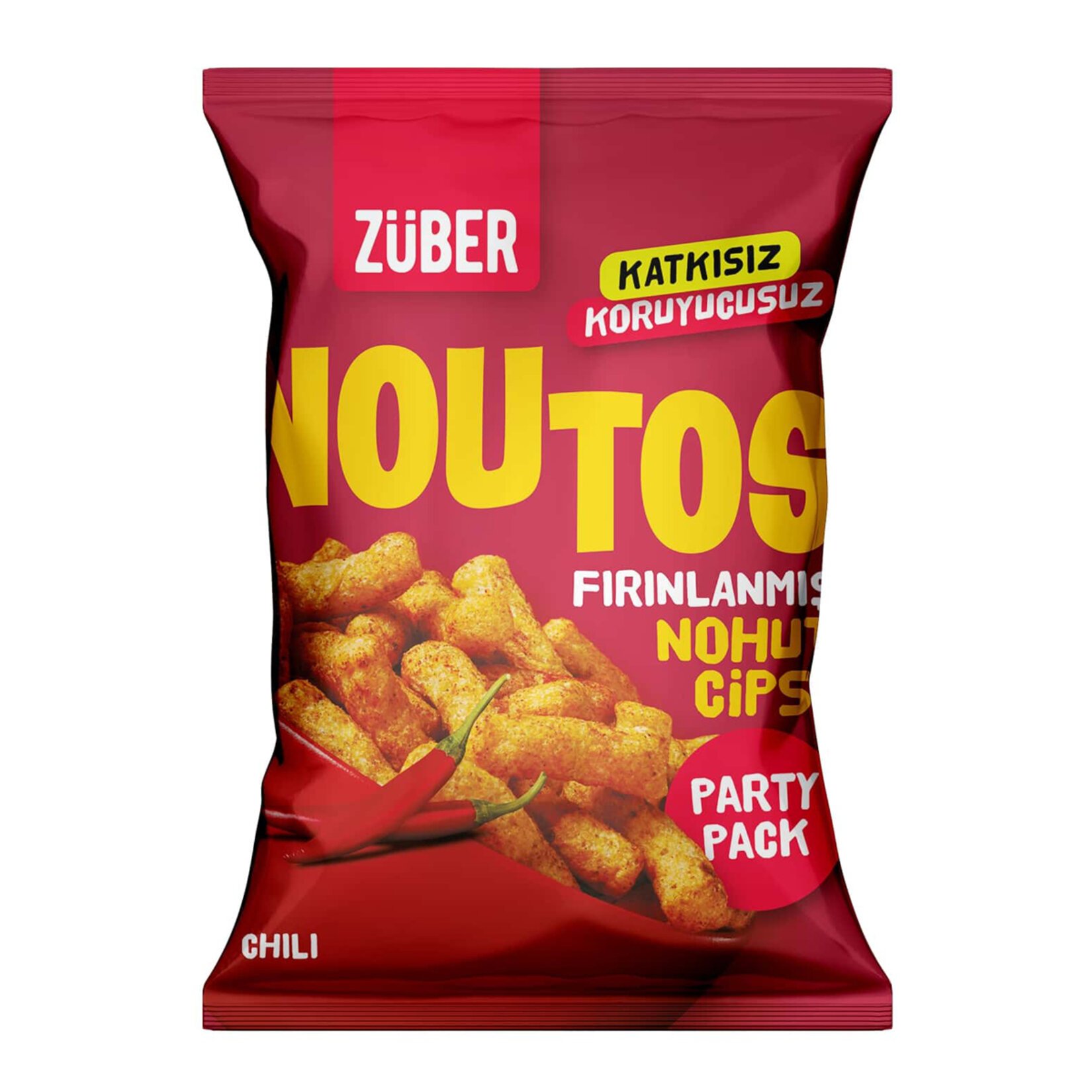 Züber Noutos Fırınlanmış Nohut Cipsi Chili 75 Gr