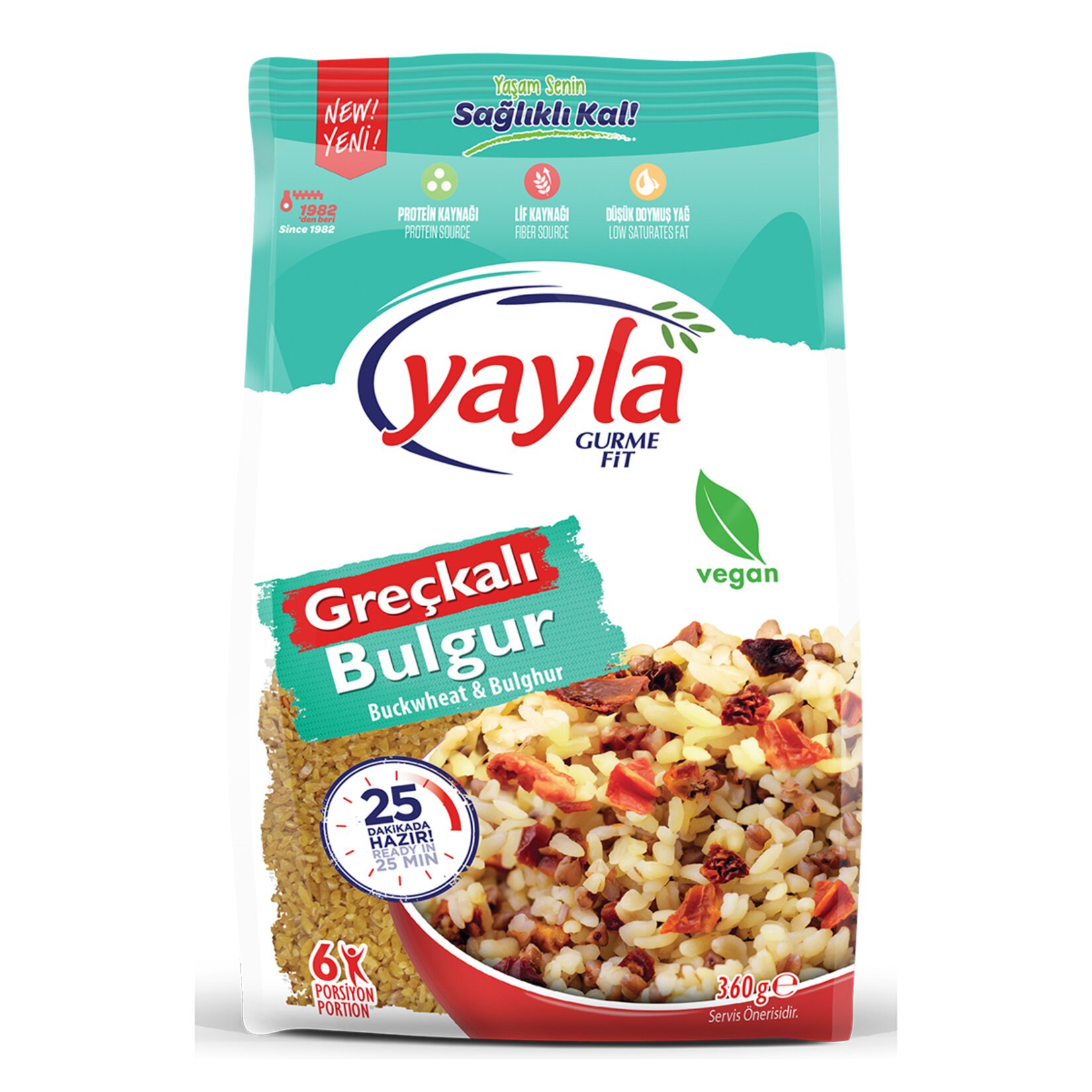 Yayla Gurme Fit Greçkalı Bulgur 360 Gr