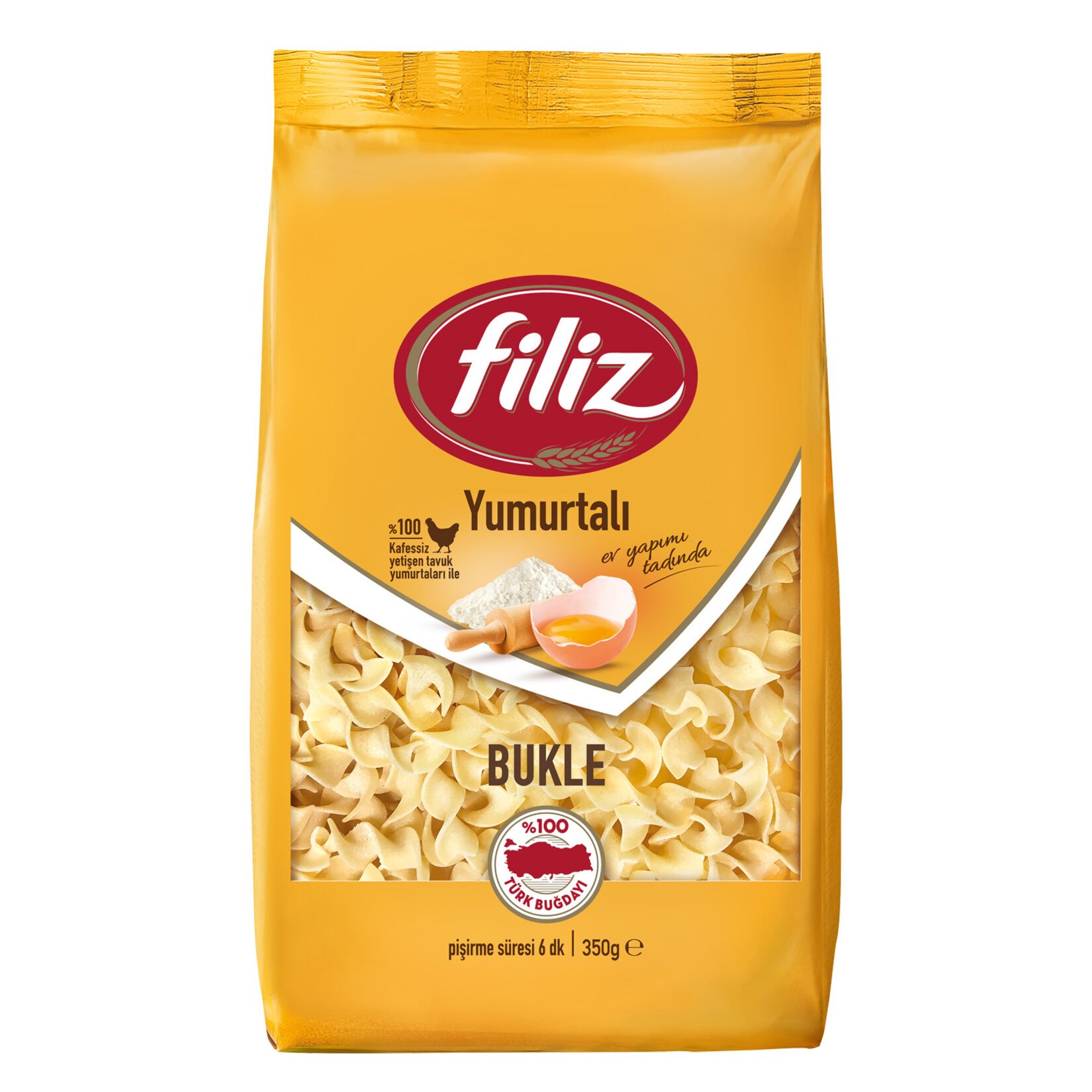 Filiz Yumurtalı Bukle Makarna 350 Gr