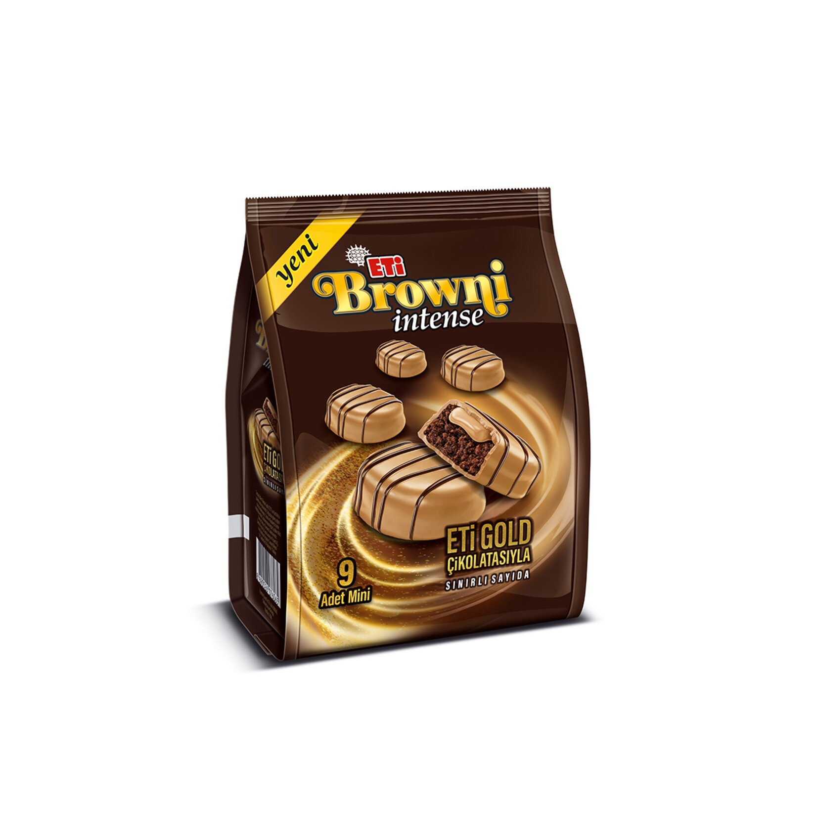 Eti Browni Intense Gold Çikolatalı Mini Kek 135 gr