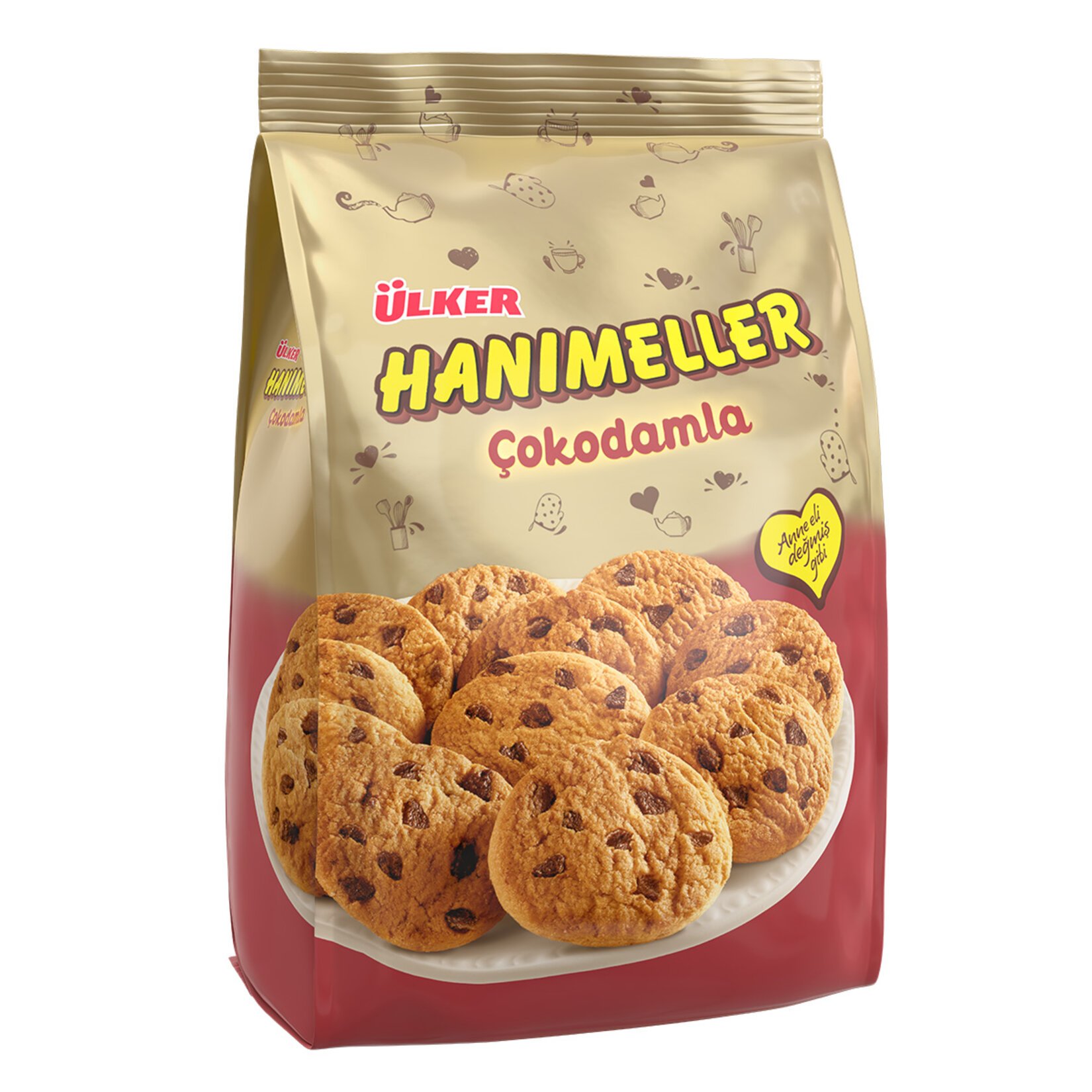 Ülker Hanımeller Çokodamla Kakaolu Damla Bisküvi 150 Gr