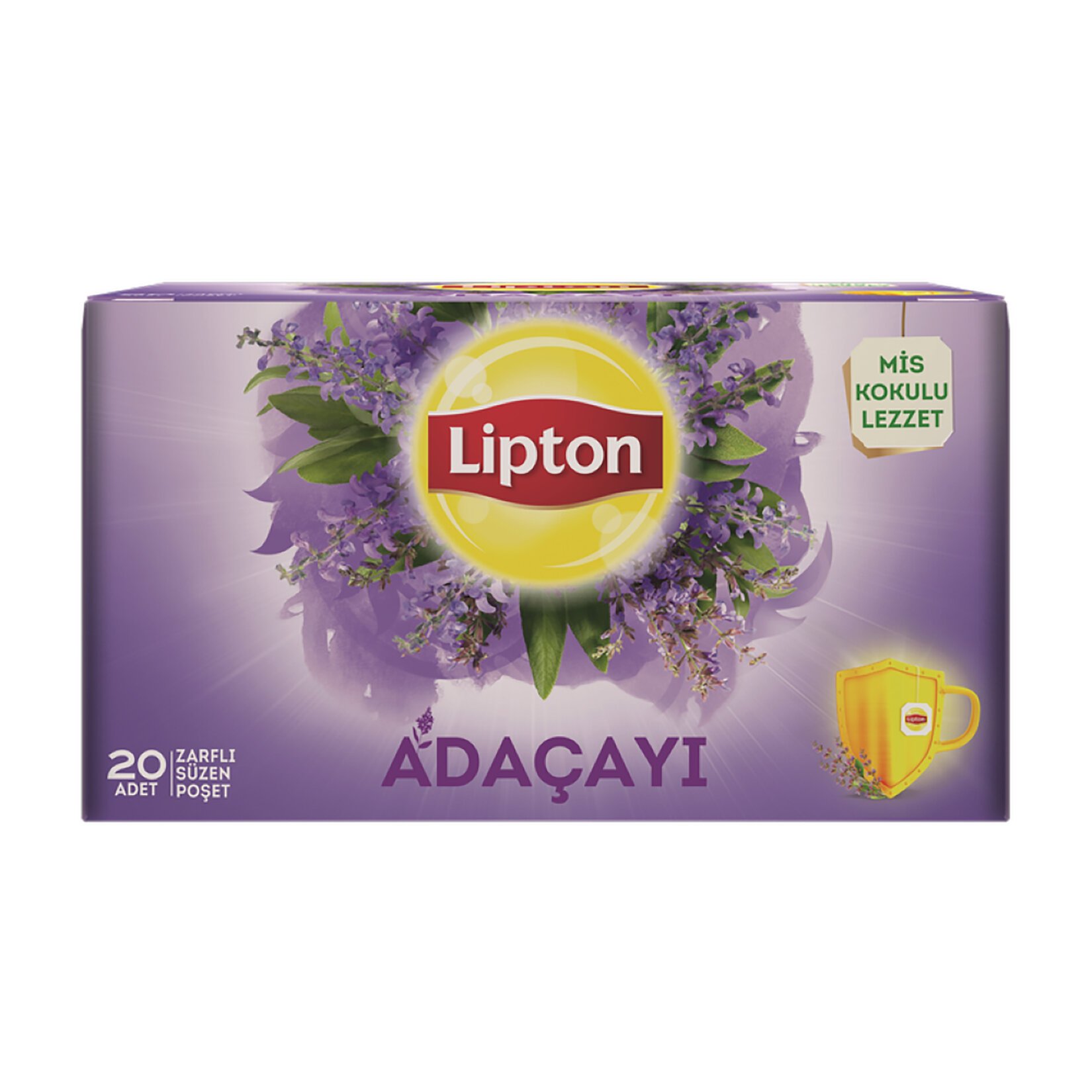 Lipton Bitki Çayı Adaçayı 20Li Bardak Poşet 30 Gr