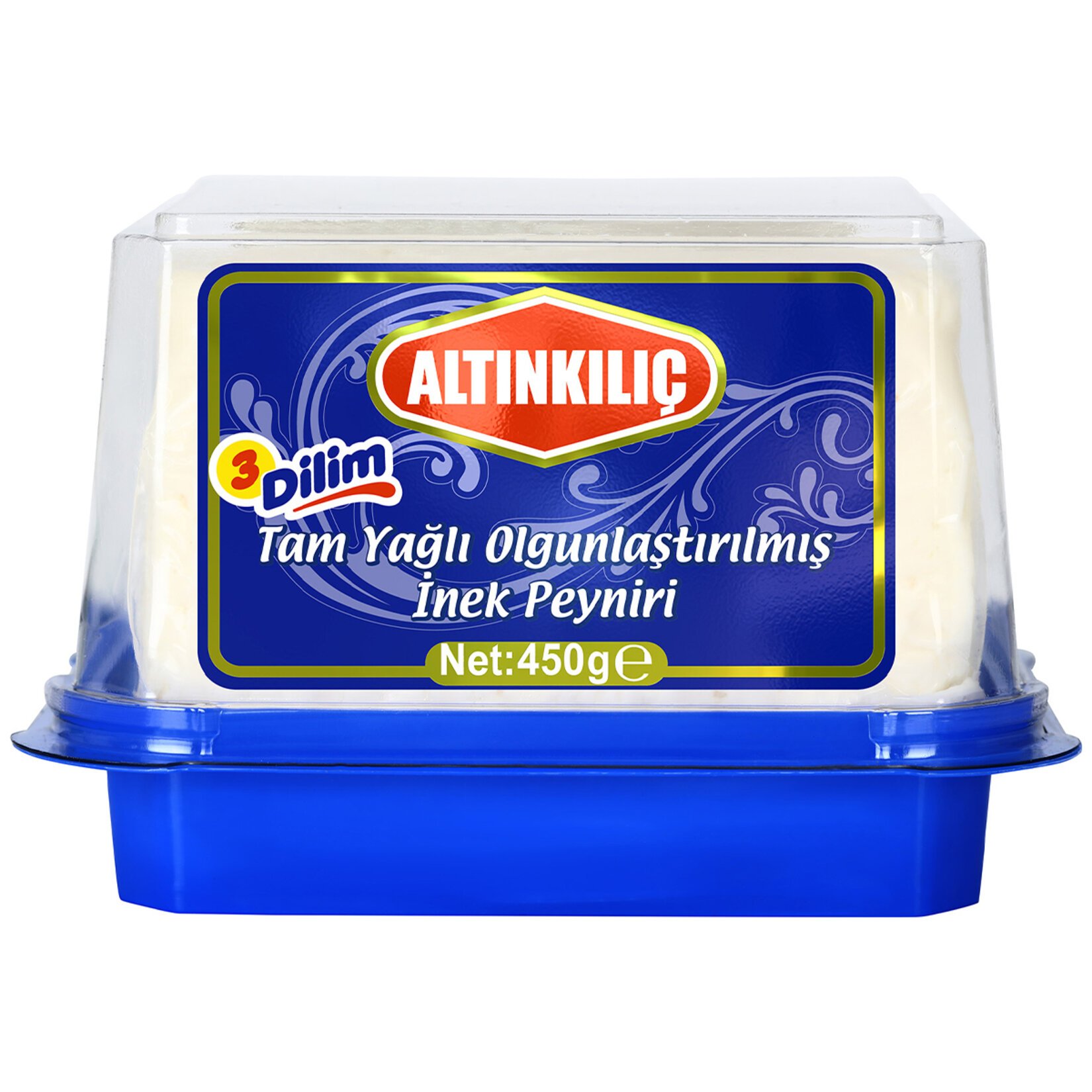 Altınkılıç 3 Dilim Tam Yağlı Olgunlaştırılmış İnek Peyniri 450 G