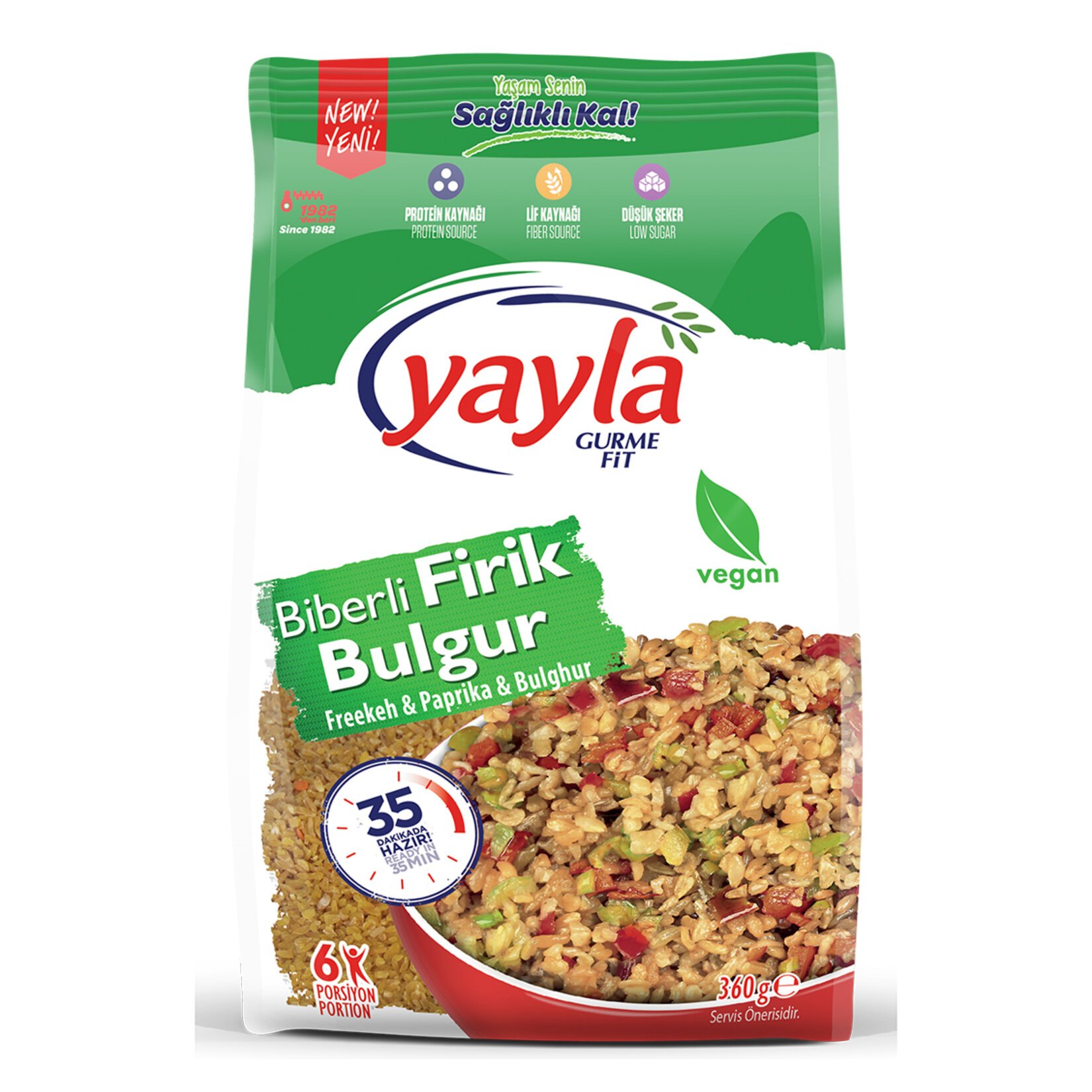 Yayla Gurme Fit Biberli Firik Bulgur 360 Gr