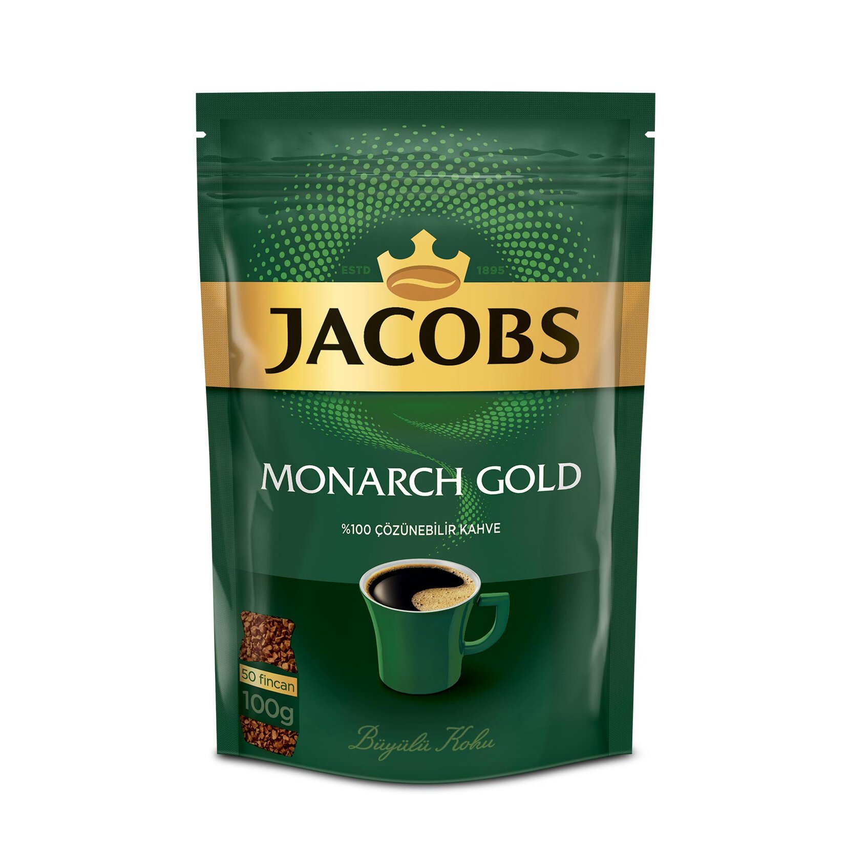 Jacobs Monarch Gold 100 Gr ( Ekonomik Paket )