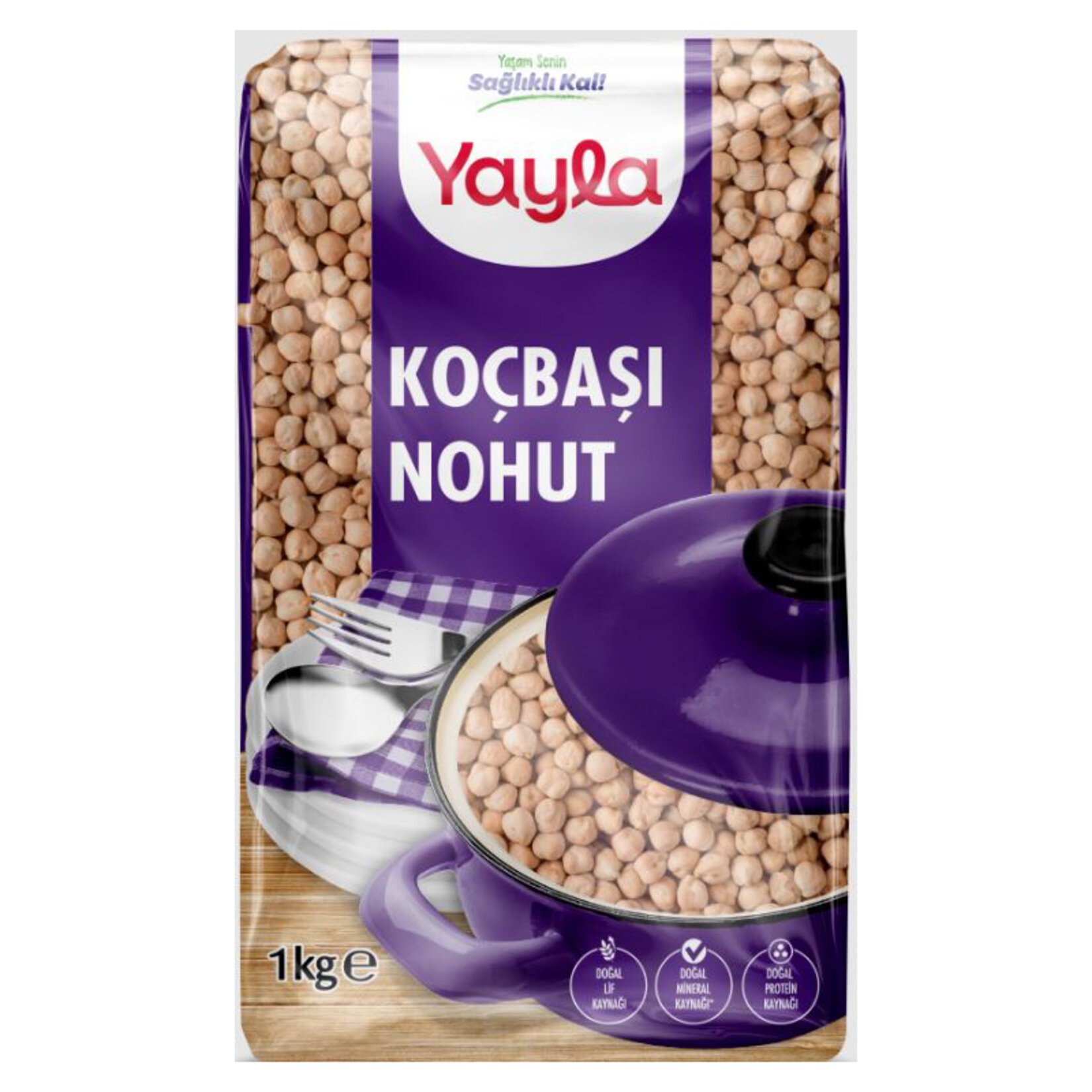 Yayla Koçbaşı Nohut (İri Boy) 1 Kg