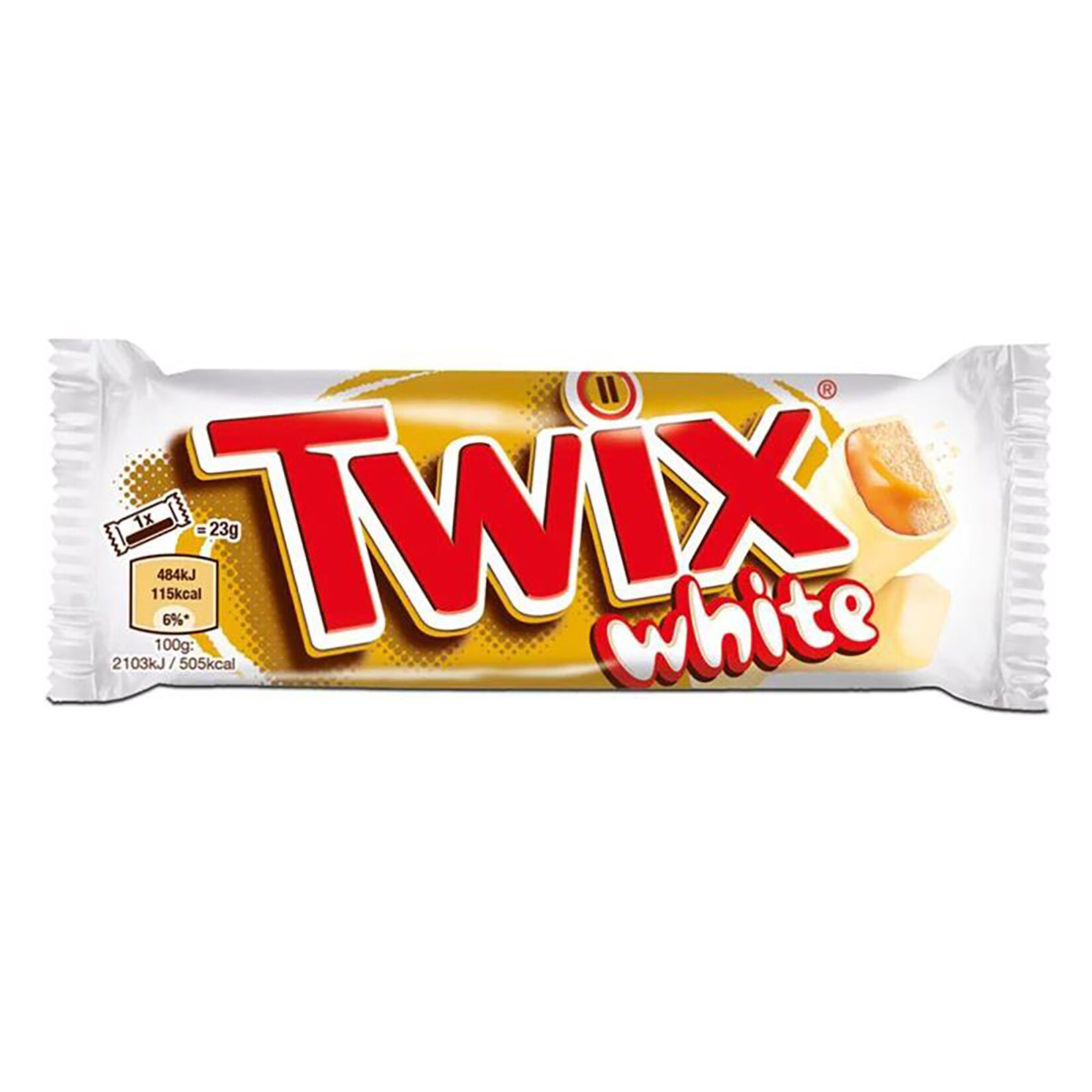 Twix White Beyaz Çikolata Kaplı Karamel & Bisküvi 46 Gr