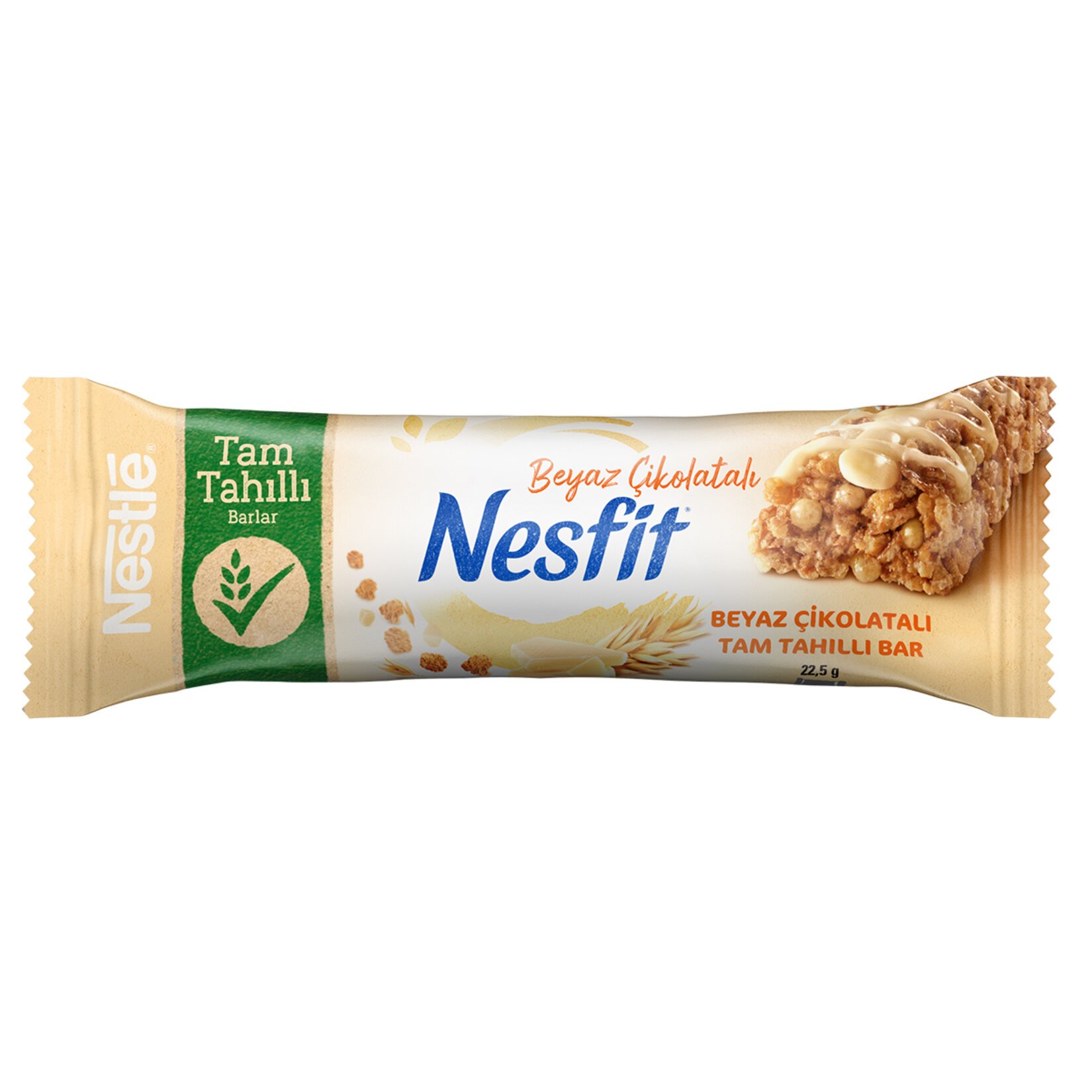 Nestle Nesfit Beyaz Çikolatalı Tam Tahıllı Bar 22.5 Gr