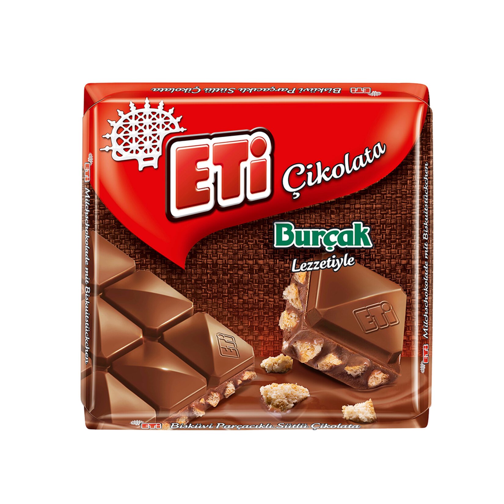 Eti Burçak Bisküvi Parçacıklı Çikolata 60 Gr