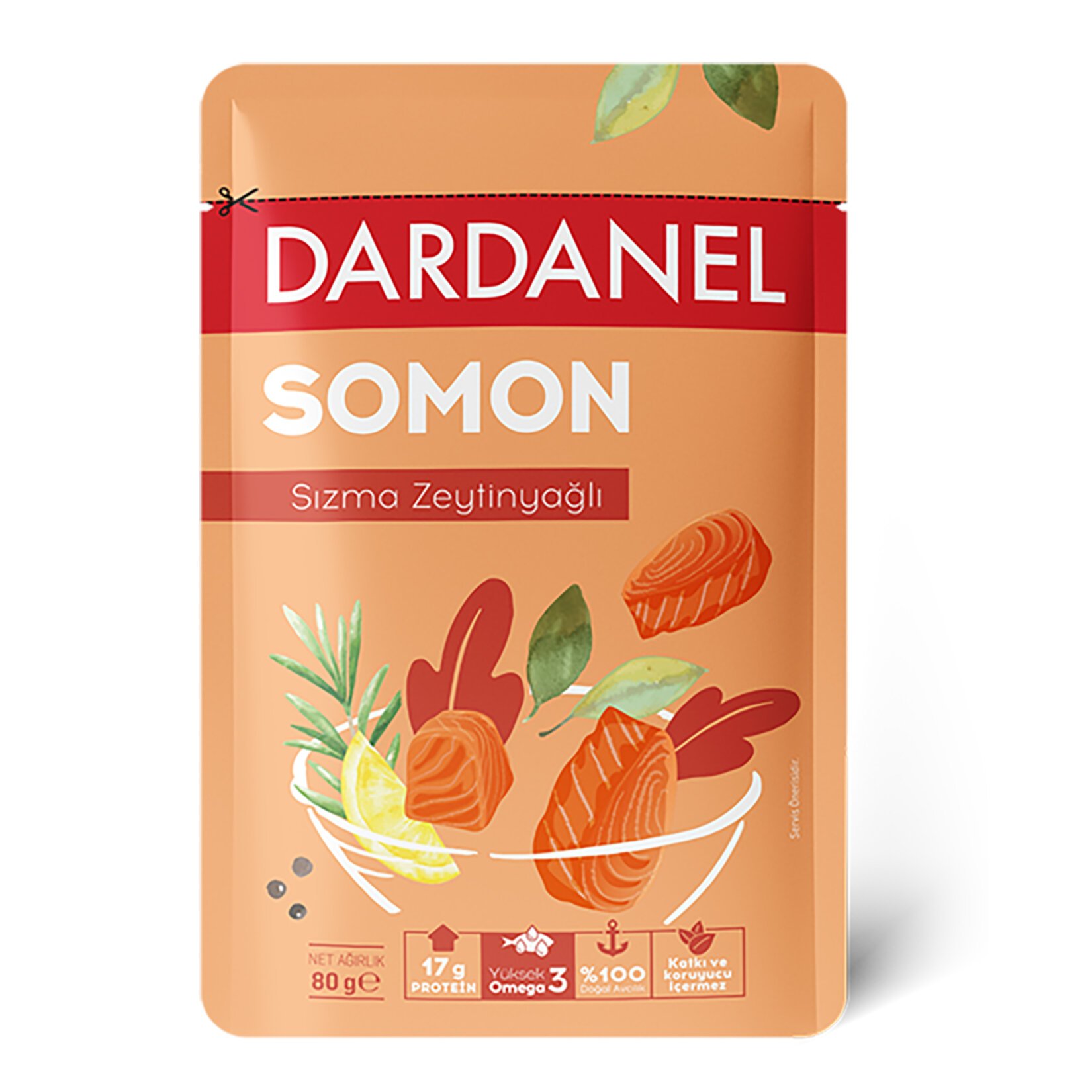 Dardanel Zeytinyağlı Somon Poşet 80 Gr