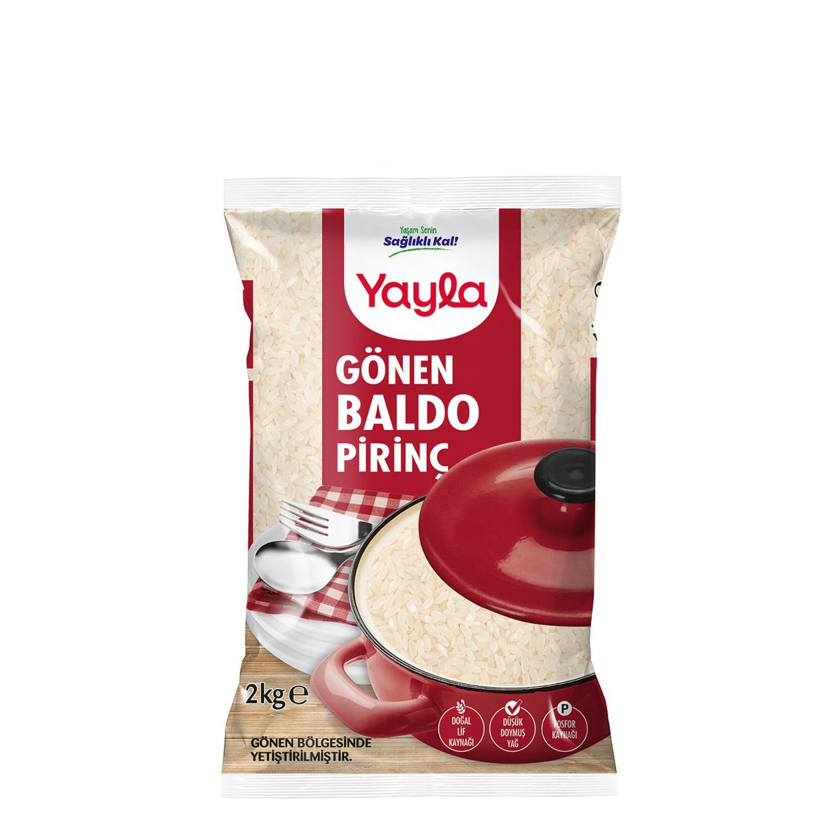 Yayla Baldo Pirinç 2 Kg Gönen Bölgesi Mahsulü