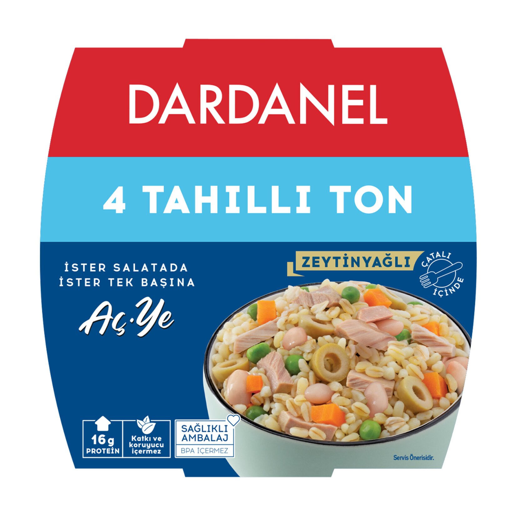 Dardanel 4 Tahıllı Ton Aç-Ye 160 Gr