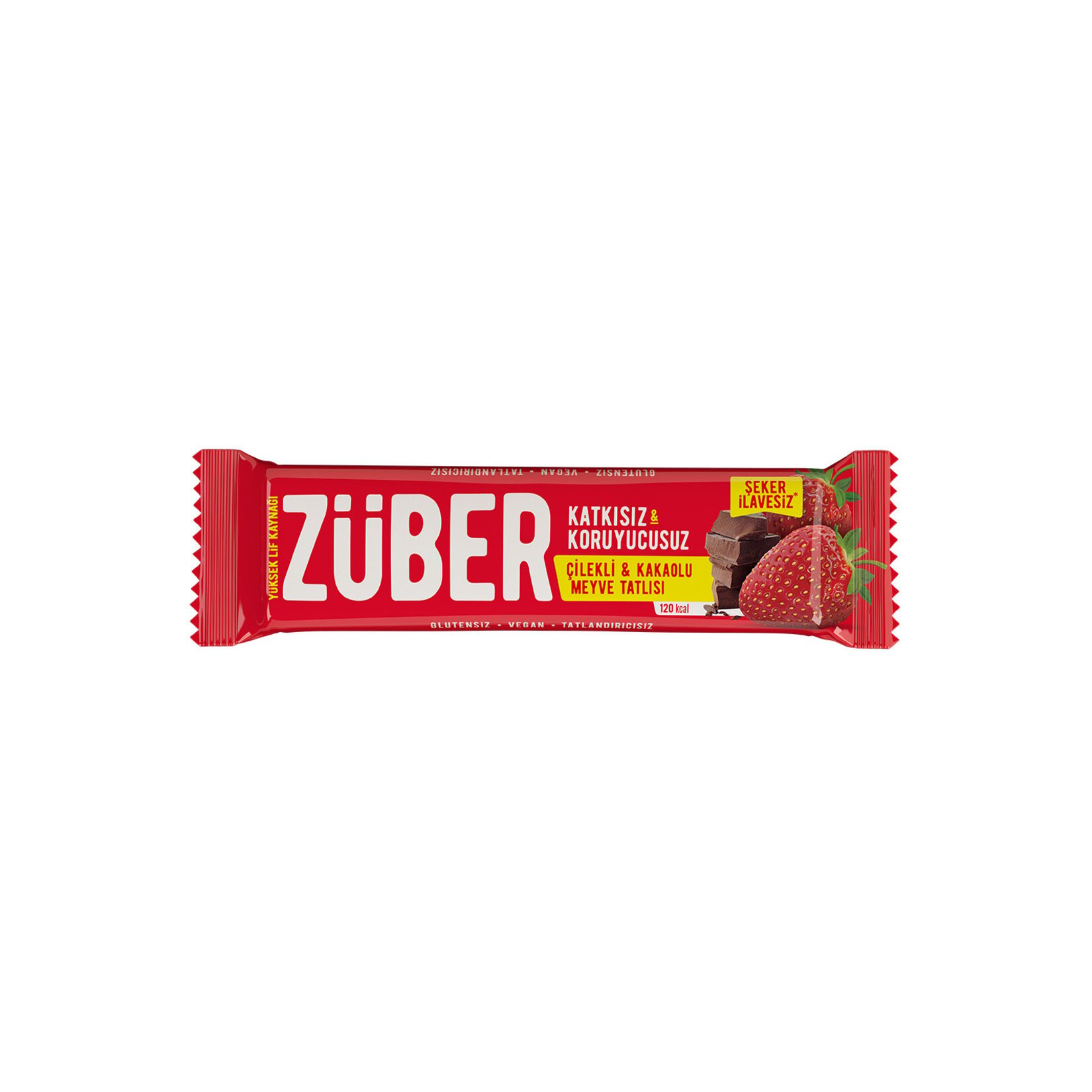 Züber Çilekli Çikolatalı Meyve Bar 40 Gr