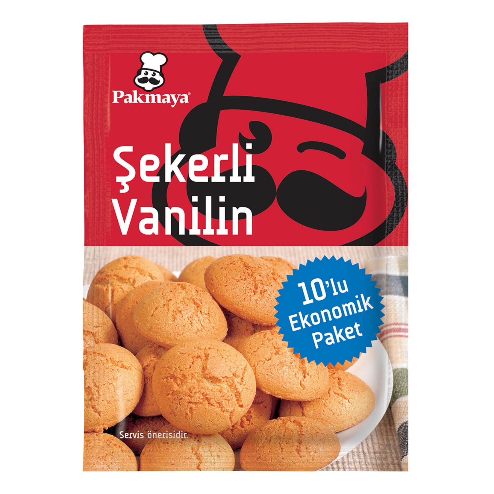 Pakmaya 10lu Şekerli Vanilin 50 Gr