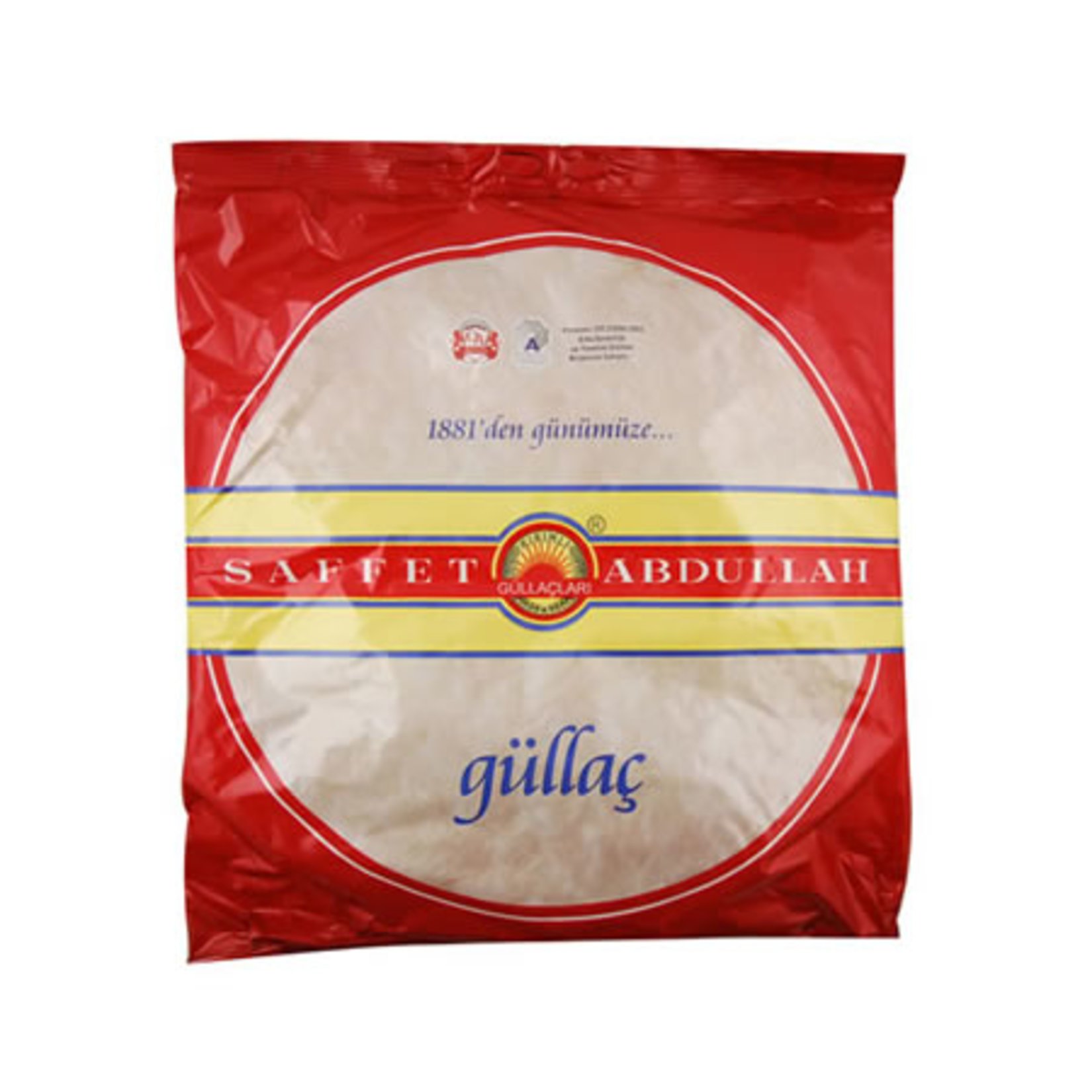 Saffet Abdullah Güllaç 400 Gr ( Poşet Ambalaj )