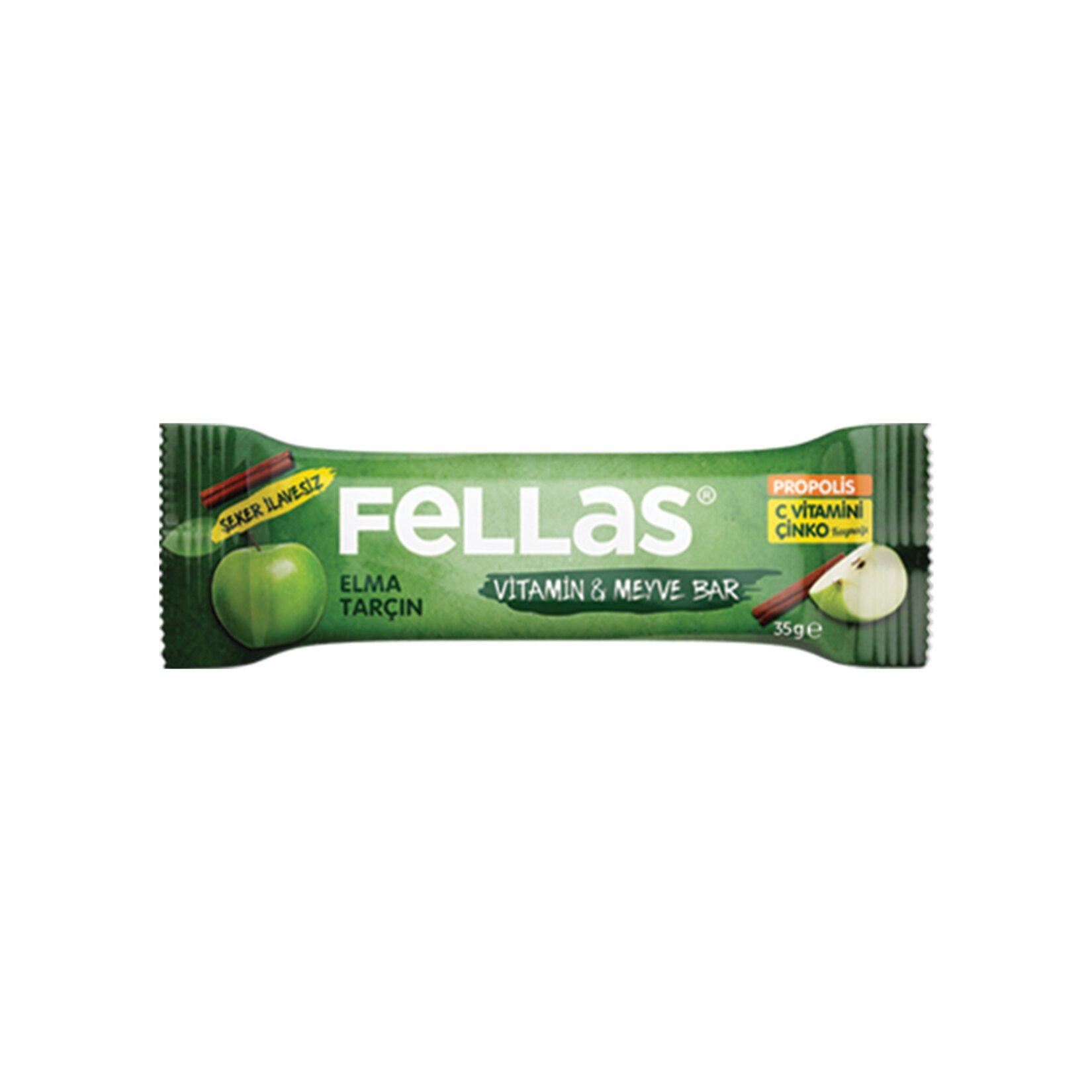 Fellas Elma Ve Tarçınlı Vitamin&Meyve Bar 35 Gr