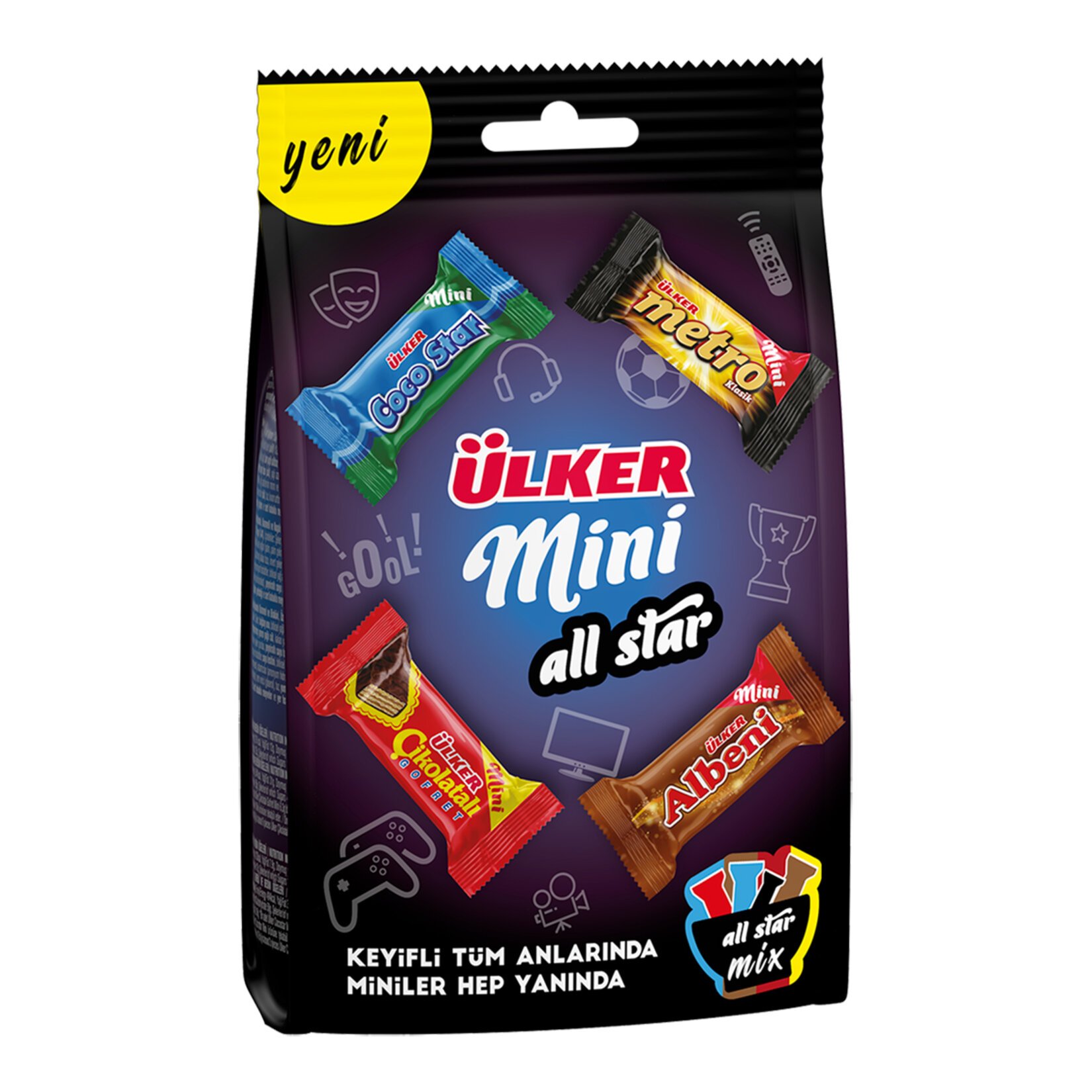 Ülker İkramlık Mini All Star Karma Paket 91 Gr