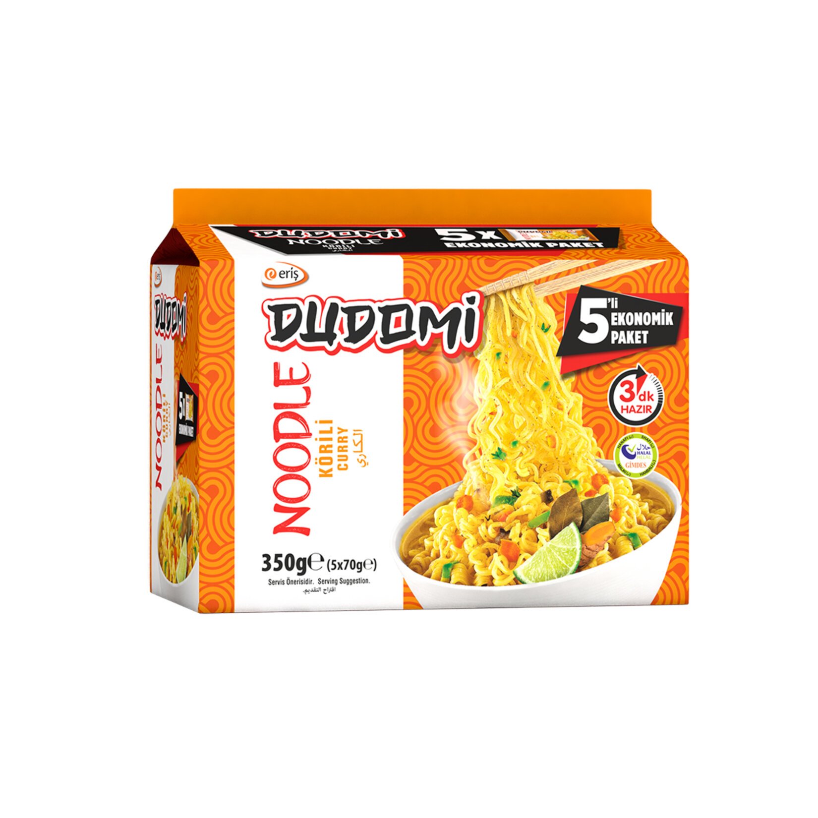 Dudomi Körili Noodle 70 G* 5Li Paket