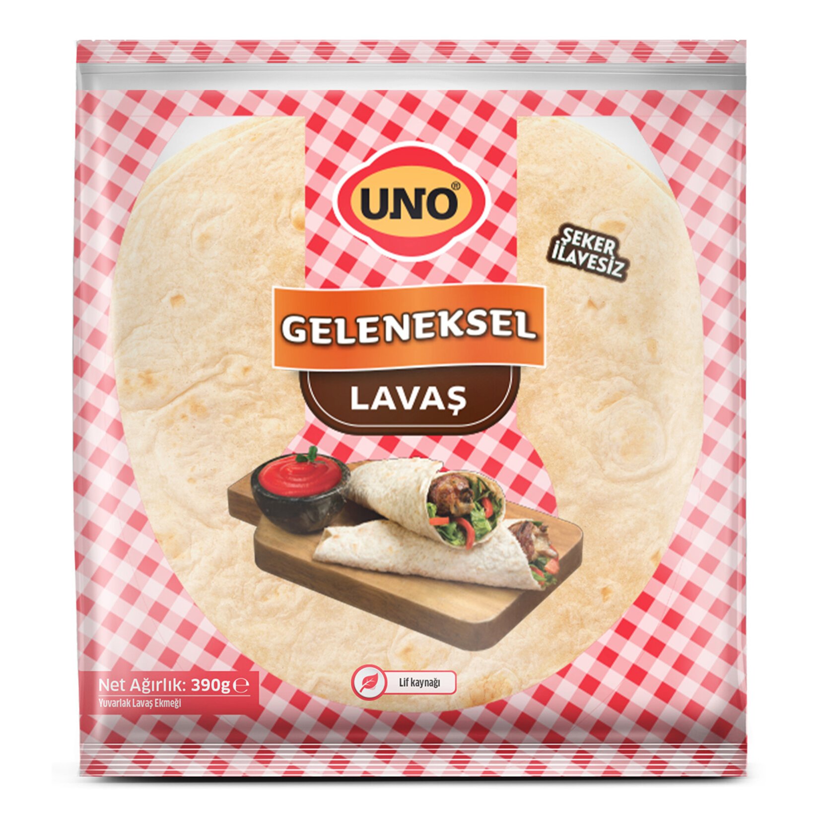 Uno Geleneksel Lavaş 25 Cm 6lı 390 Gr