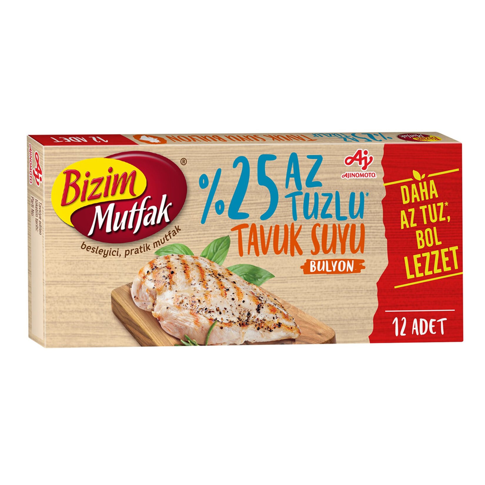 Bizim Mutfak %25 Az Tuzlu Tavuk Suyu Bulyon 120 Gr