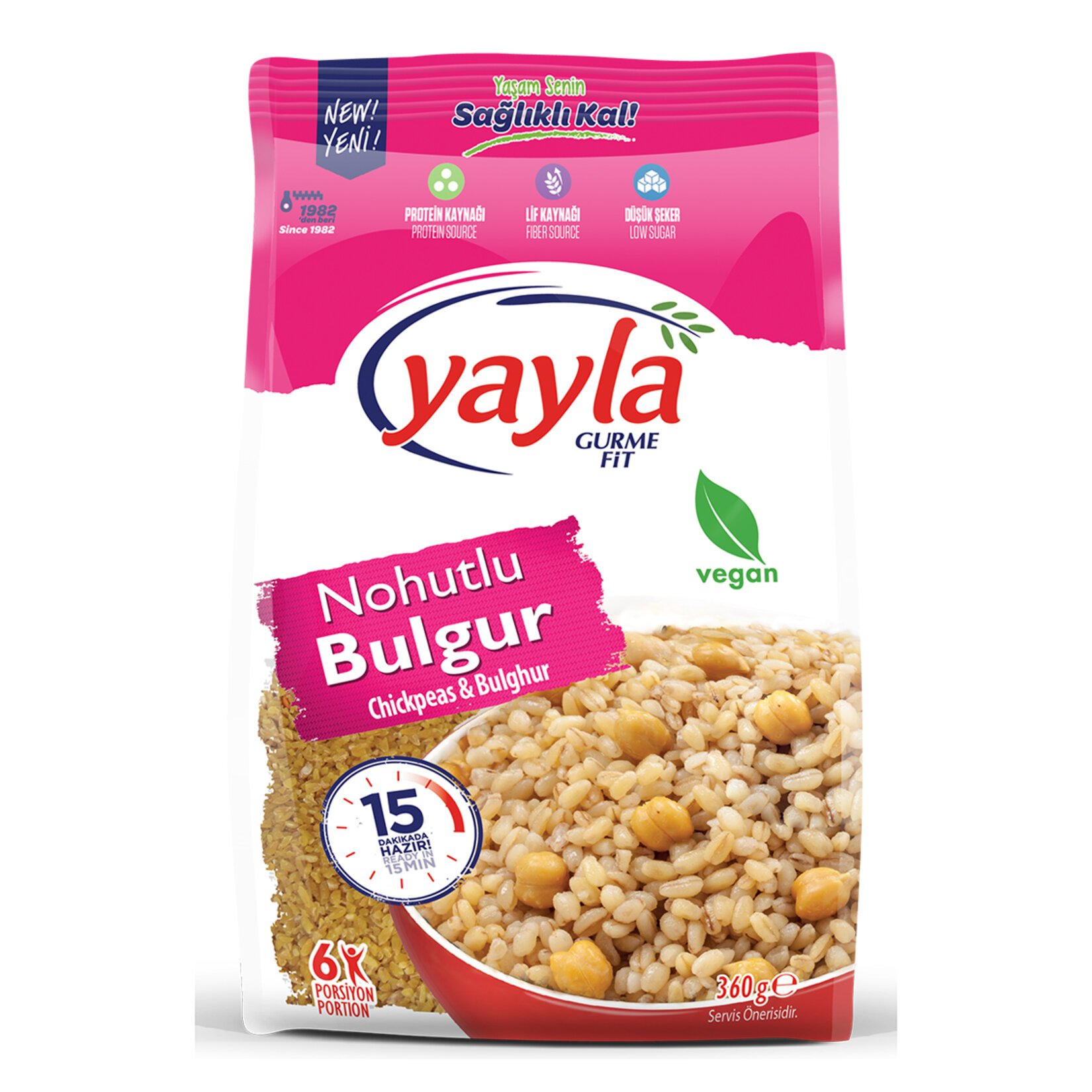 Yayla Gurme Fit Nohutlu Bulgur 360 Gr