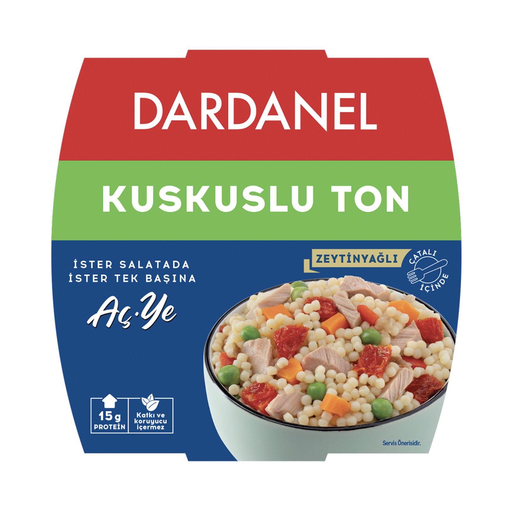 Dardanel Kuskuslu Ton Aç-Ye 160 Gr