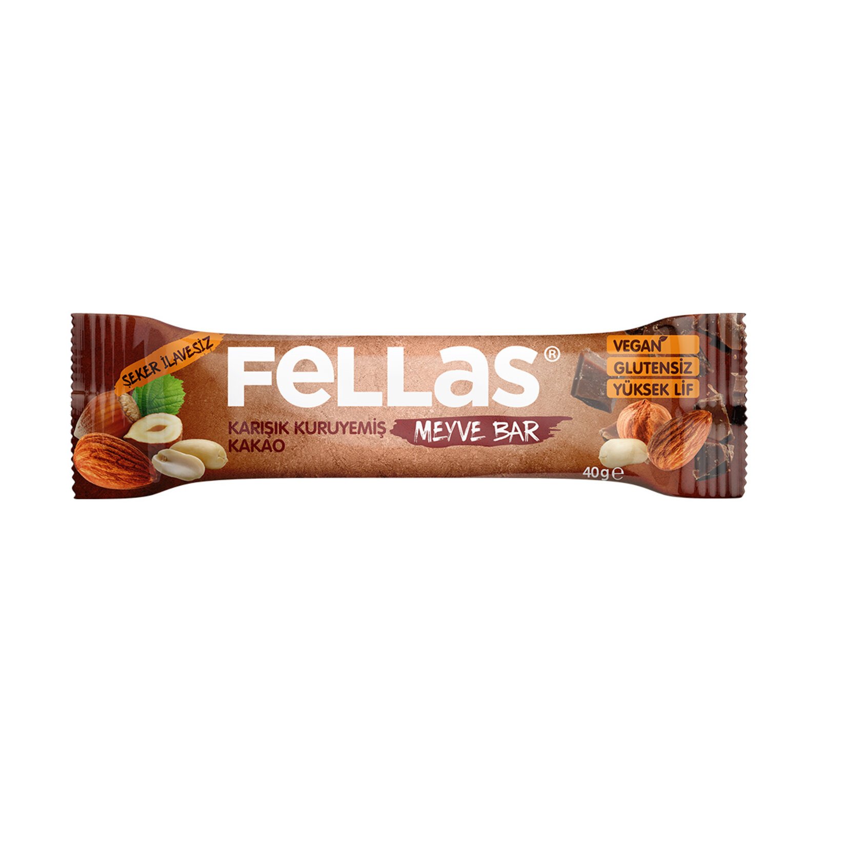 Fellas Karışık Kuruyemişli Meyve Bar 40 Gr