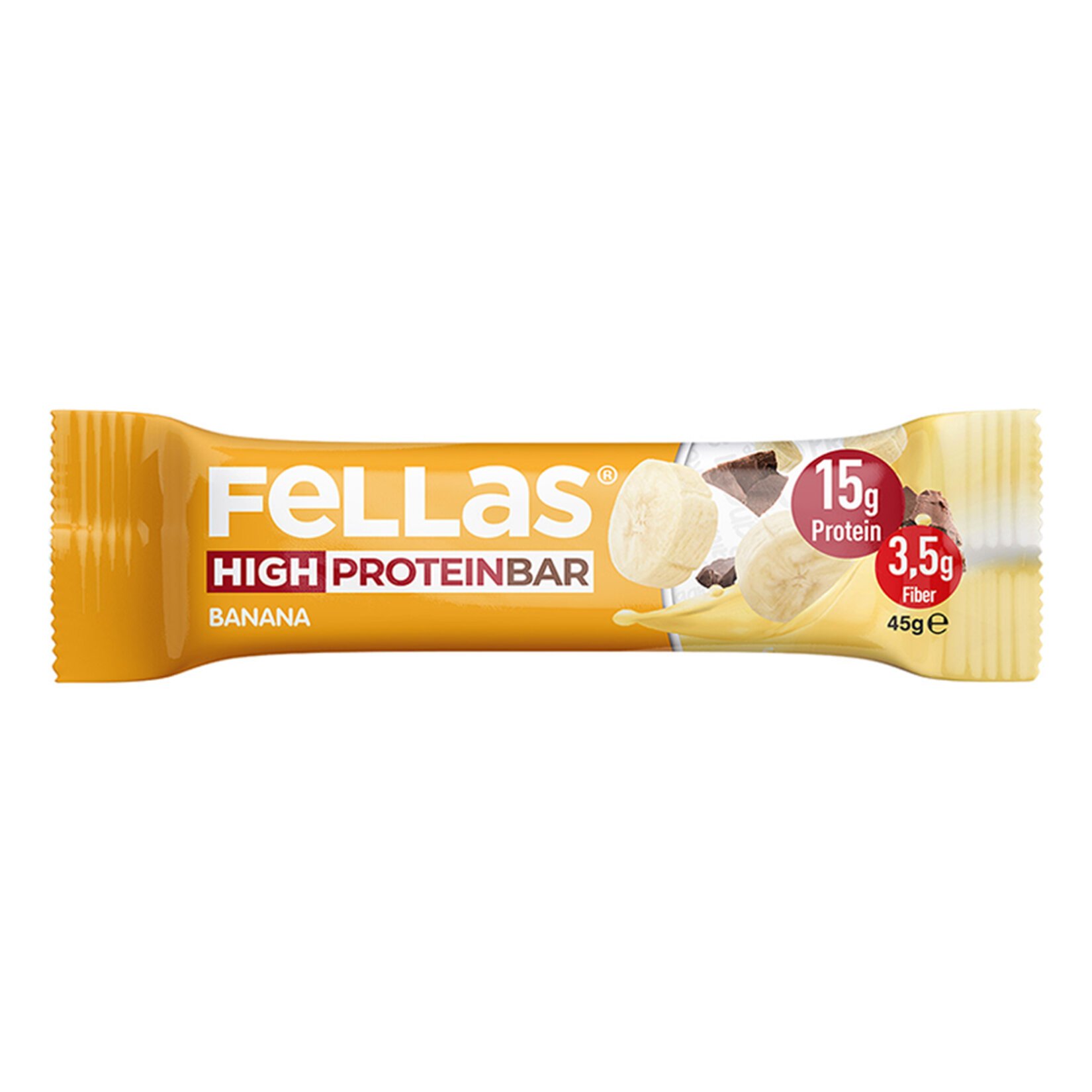 Fellas Yüksek Protein Bar - Muz 45 Gr