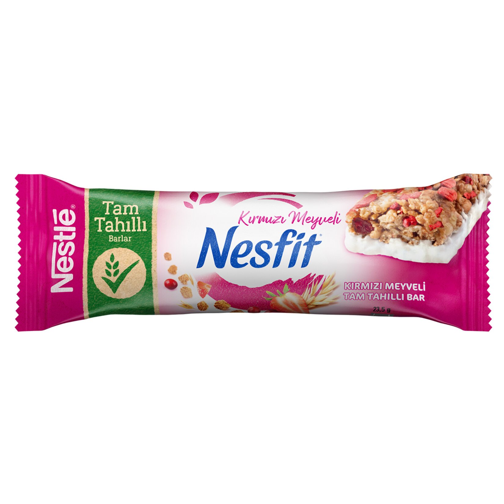 Nestlé Nesfit Kırmızı Meyveli Tam Tahıllı Bar 23,5gr