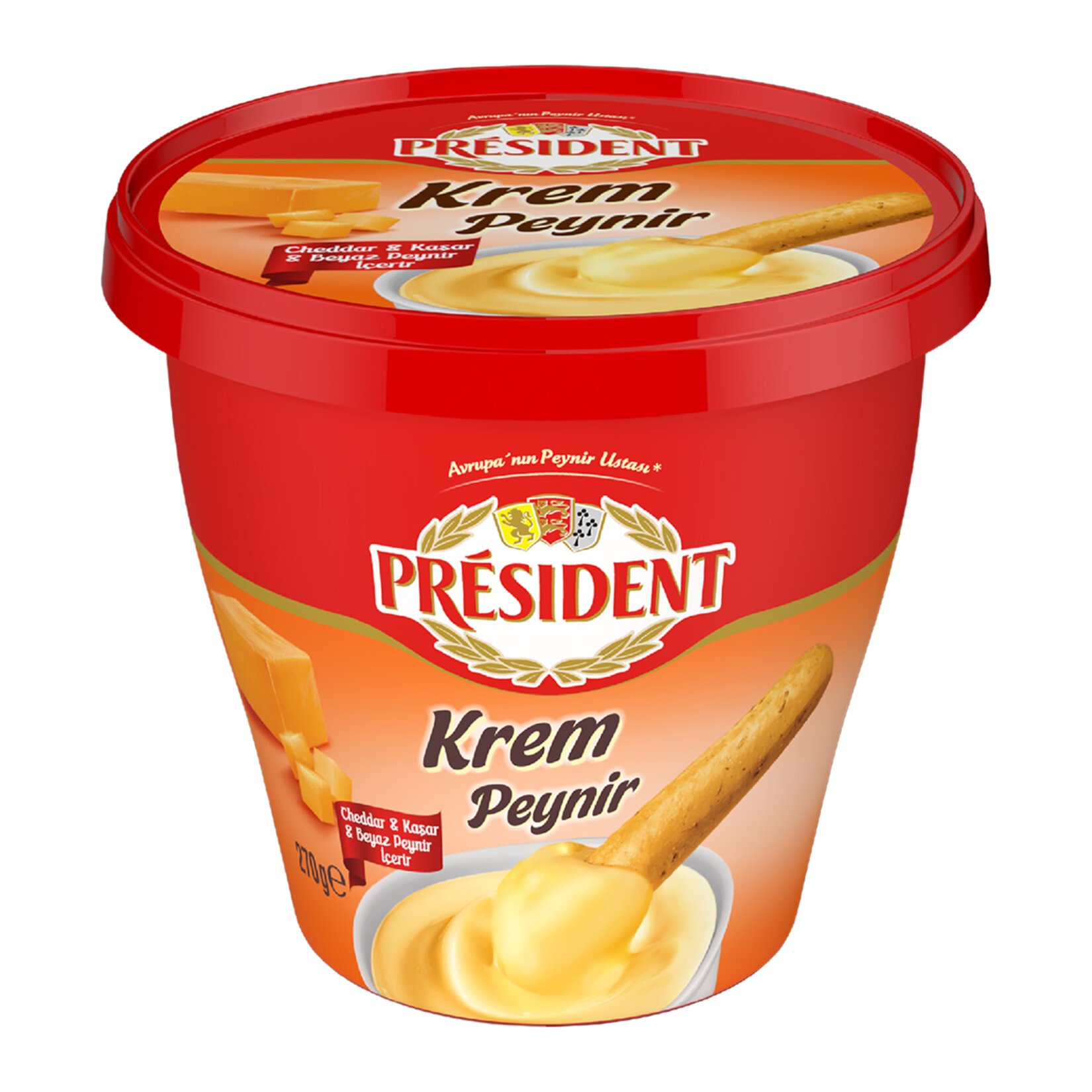 President Cheddarlı Krem Peynir 270 G